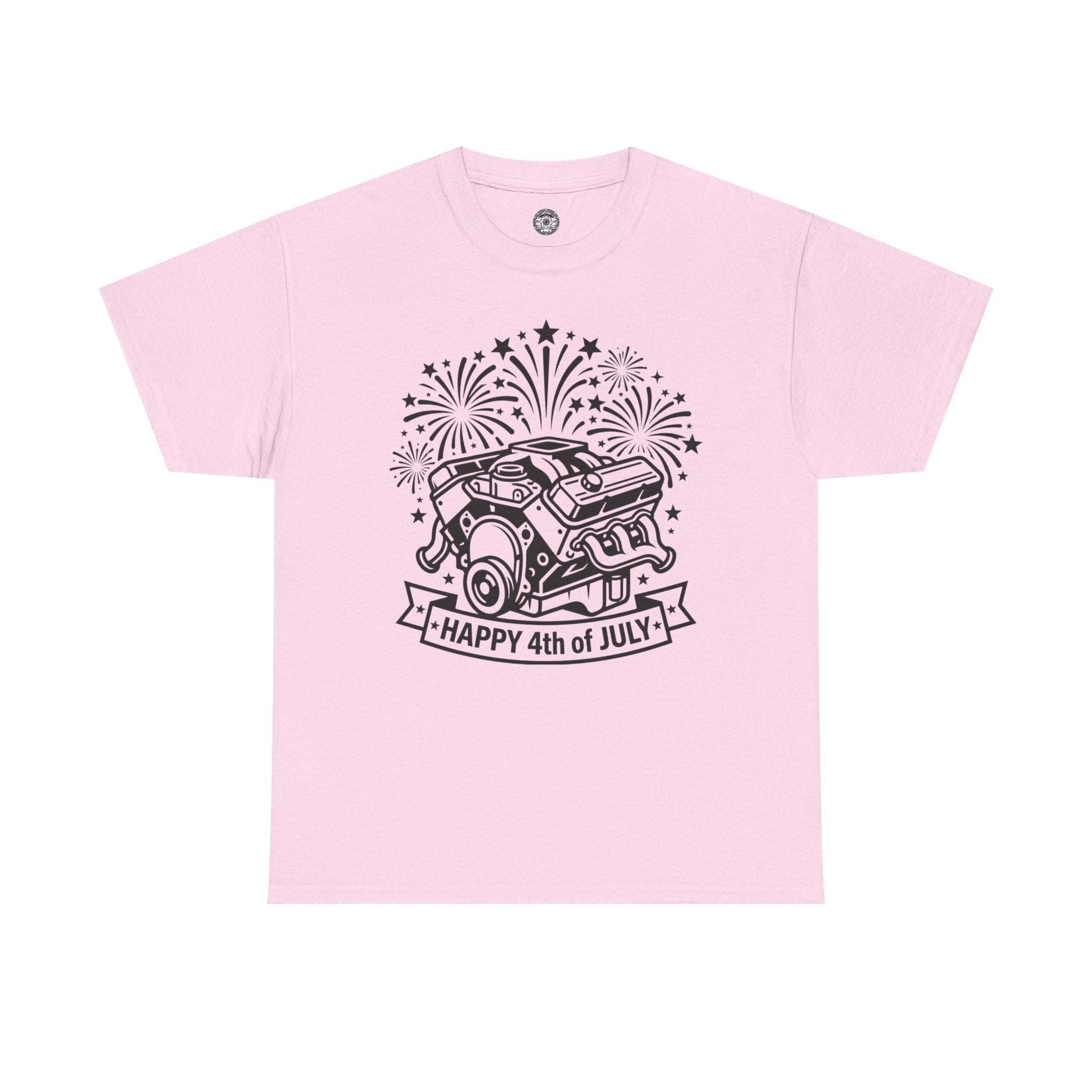 Unisex Heavy Cotton Tee — 4th of July — V8/Fireworks