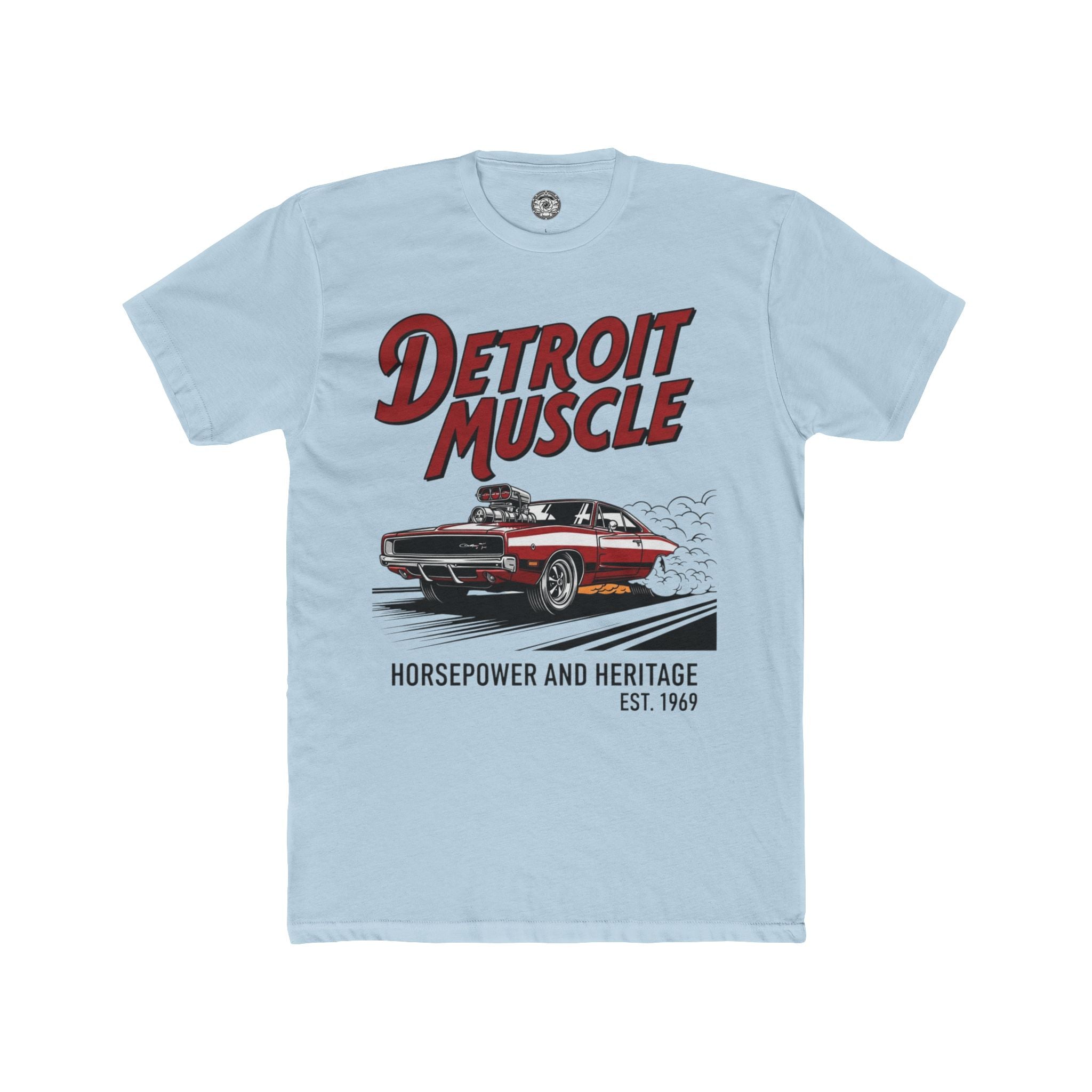 Men's Cotton Crew Tee — Horsepower and Heritage