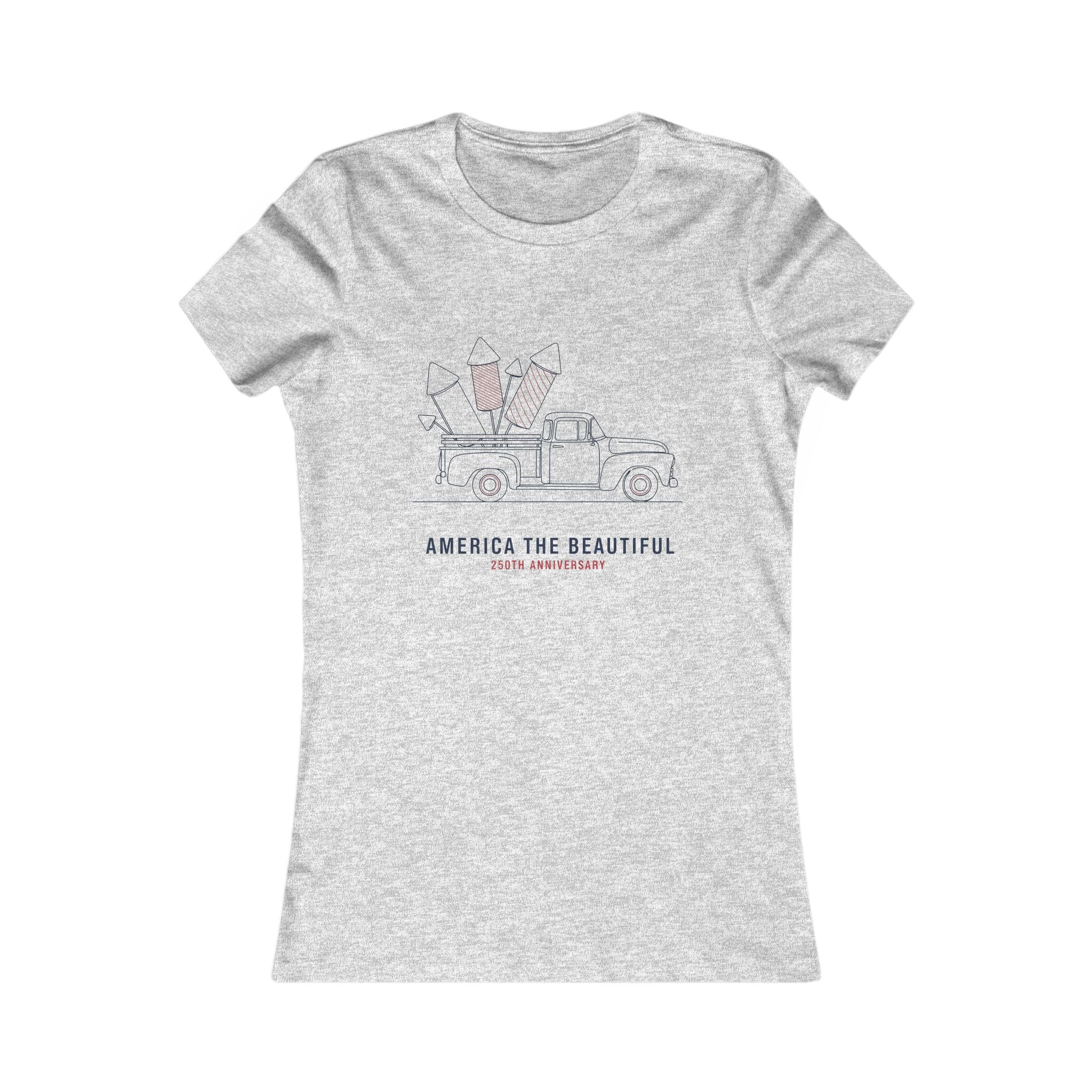 Women's Tee — America The Beautiful Truck