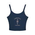 Women's Spaghetti Strap Tank — Overboosted & Unbothered
