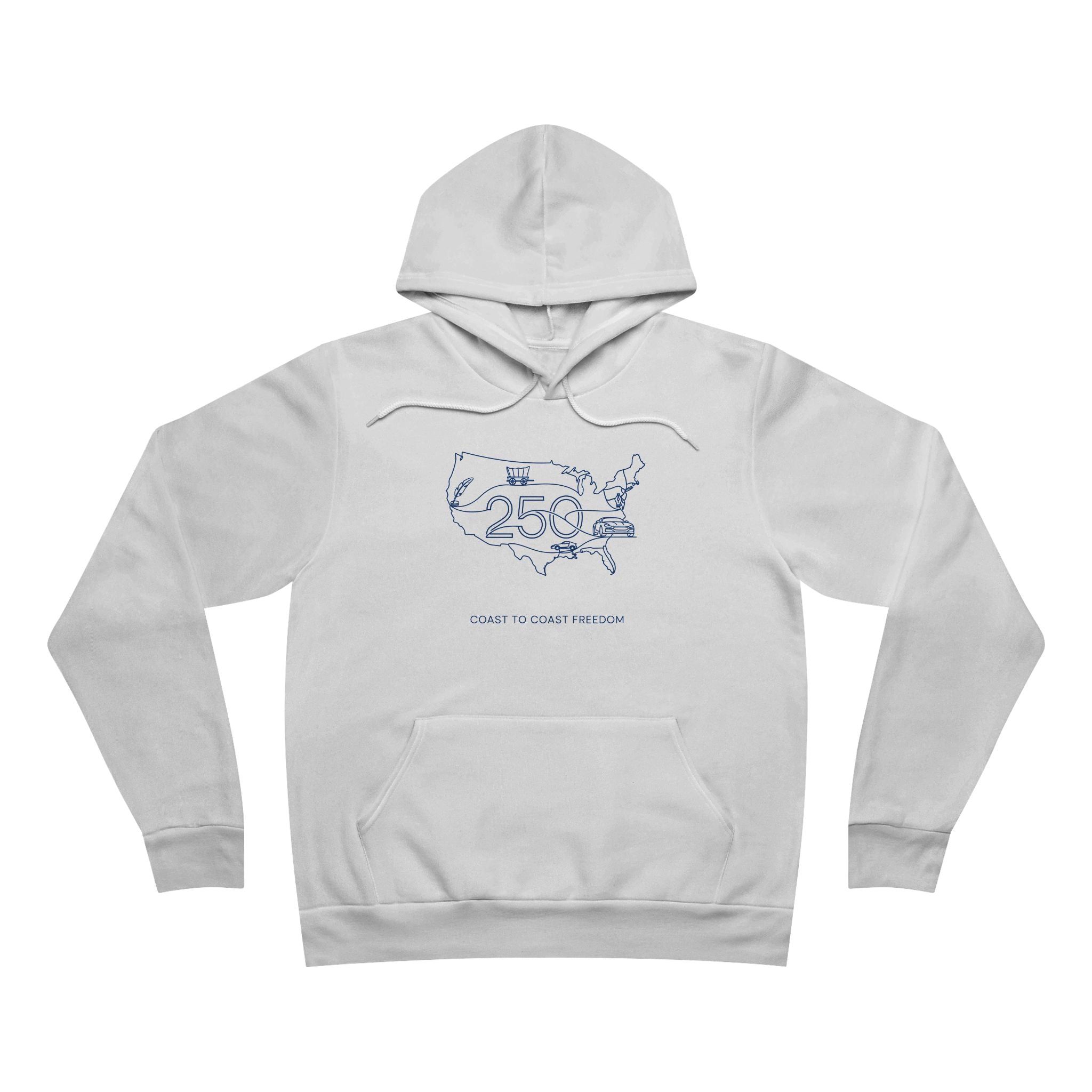Unisex Sponge Fleece Pullover Hoodie — Coast-to-Coast Freedom
