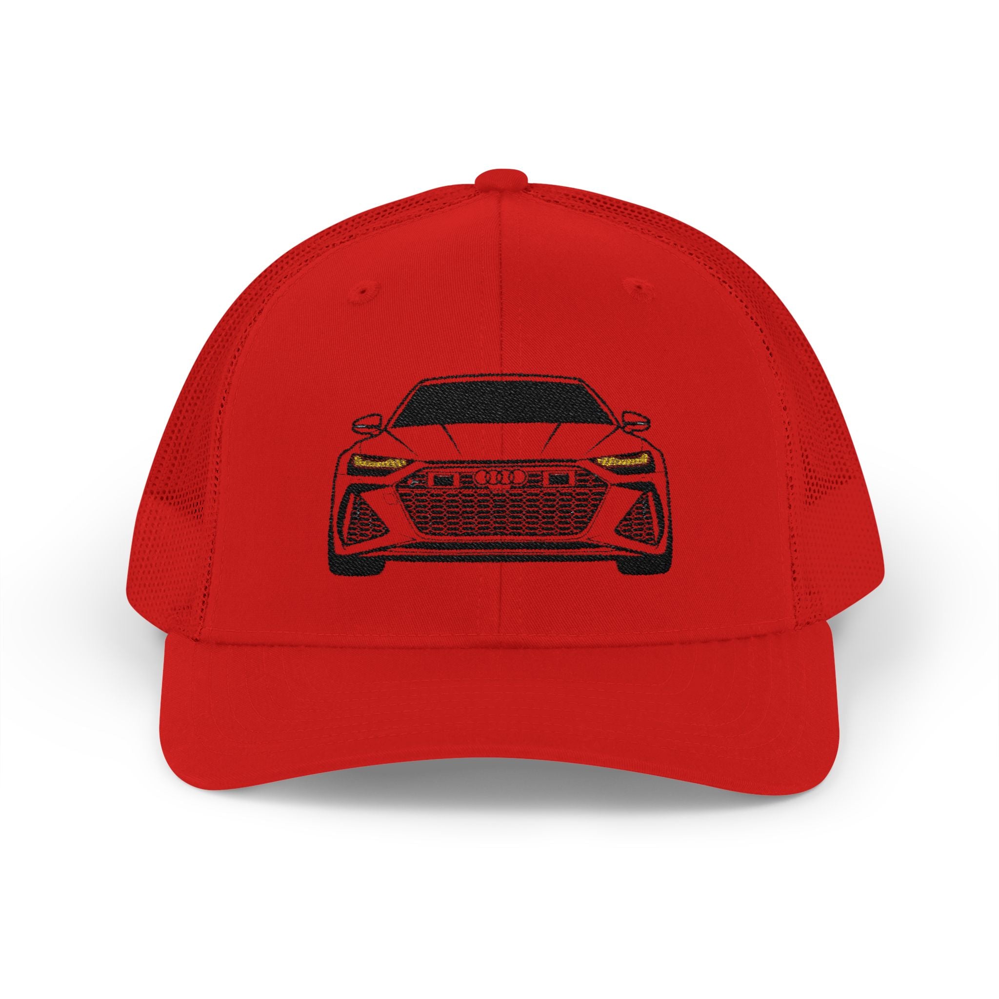 Snapback Trucker Cap — Illuminated Matrix Headlights (Yellow)