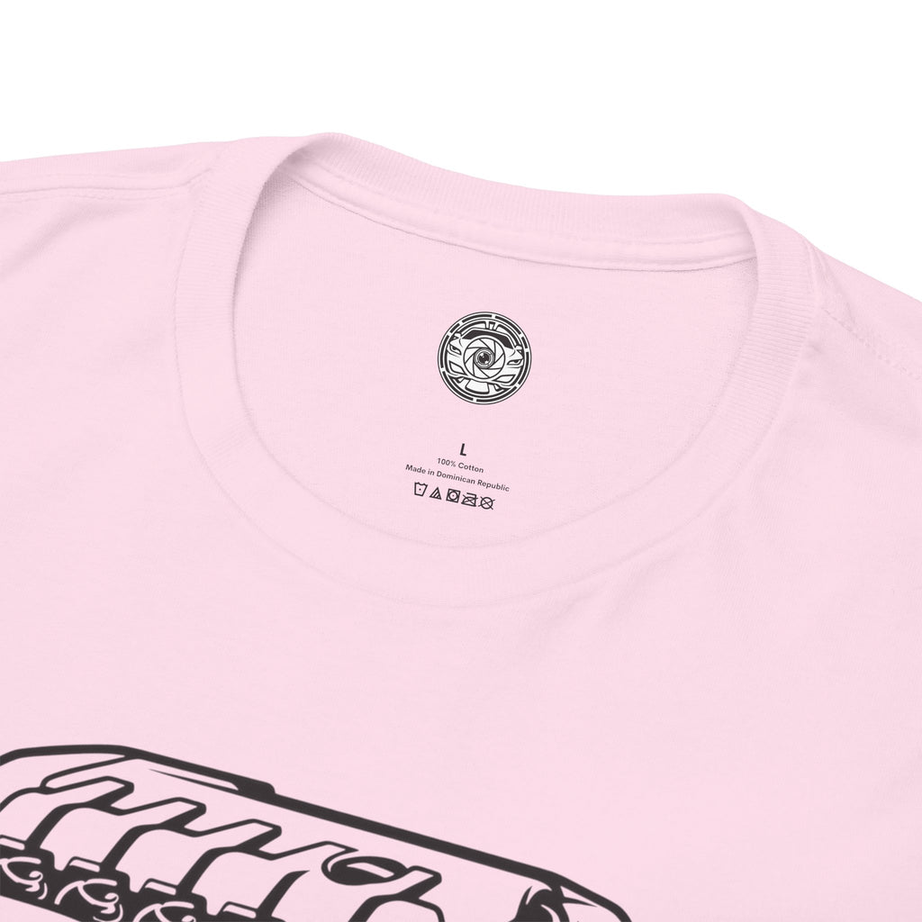 Unisex Heavy Cotton Tee — Engine Illustration (DAZA)