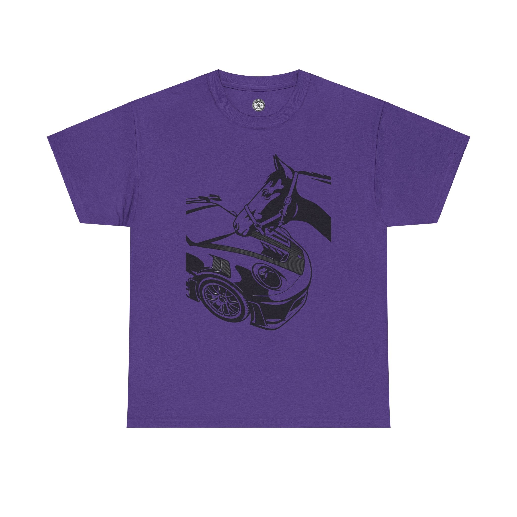 Unisex Heavy Cotton Tee — 992 vs Horse (Viral Video)