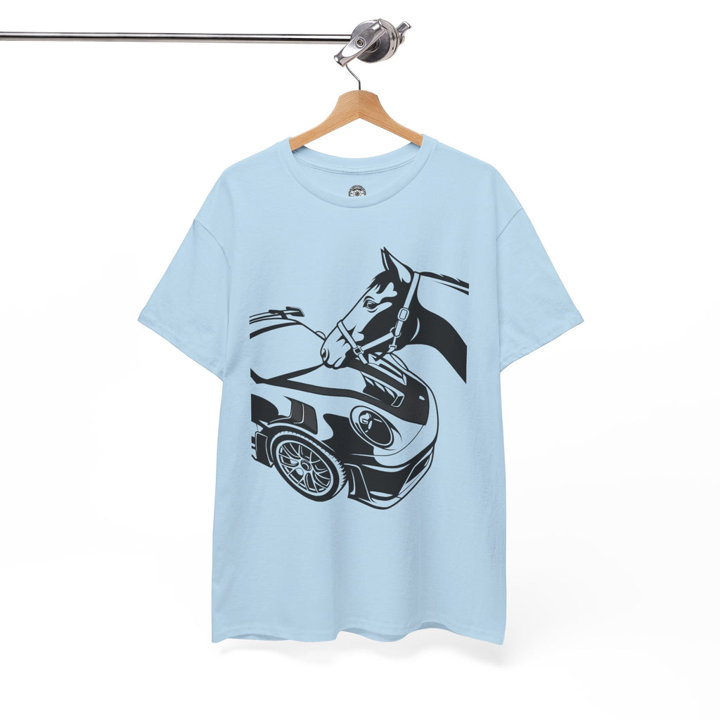 Unisex Heavy Cotton Tee — 992 vs Horse (Viral Video)