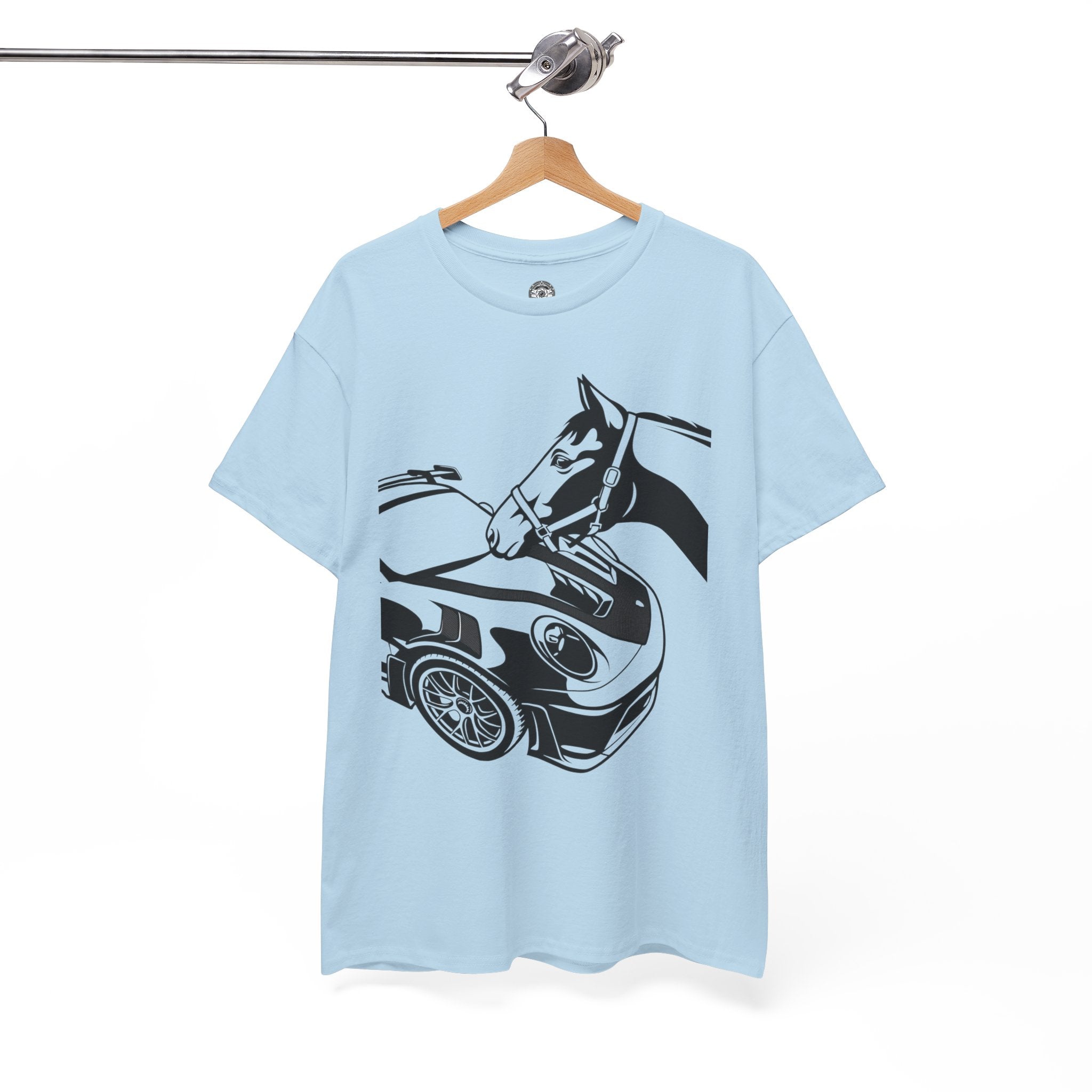Unisex Heavy Cotton Tee — 992 vs Horse (Viral Video)