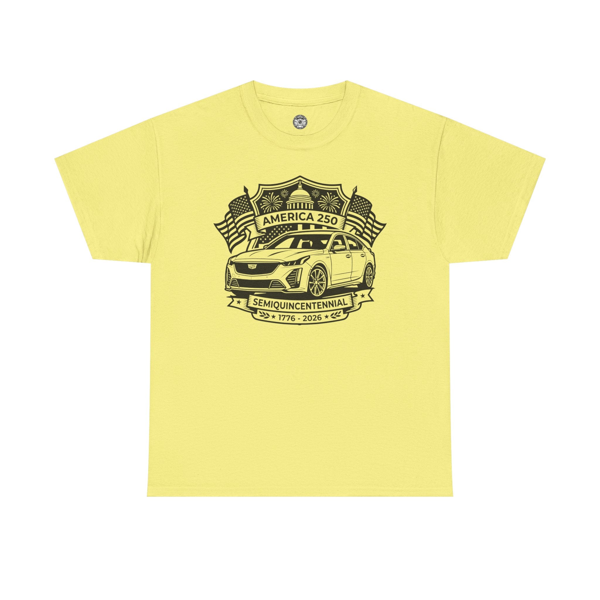 Unisex Heavy Cotton Tee — 4th of July — American Sedan