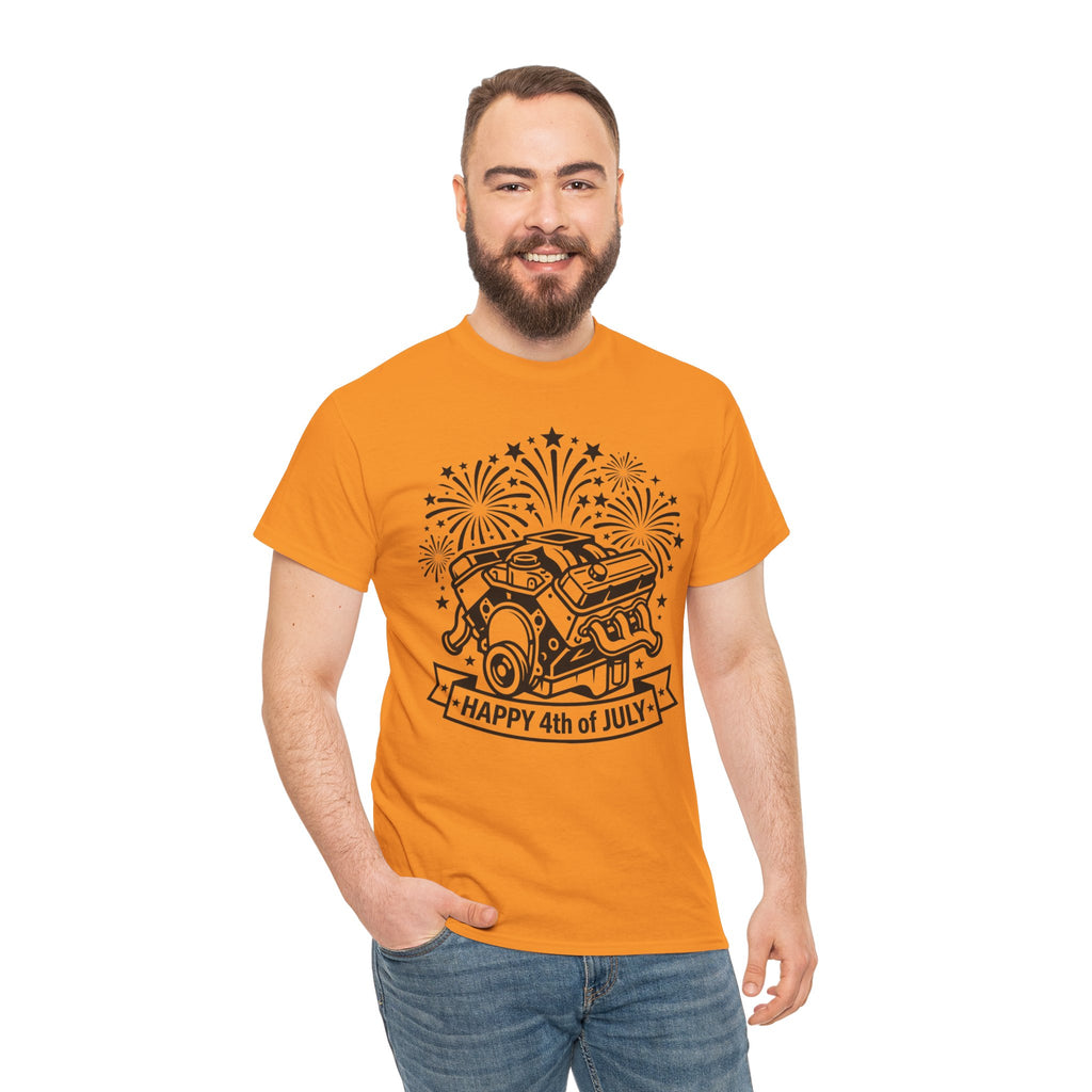 Unisex Heavy Cotton Tee — V8/Fireworks