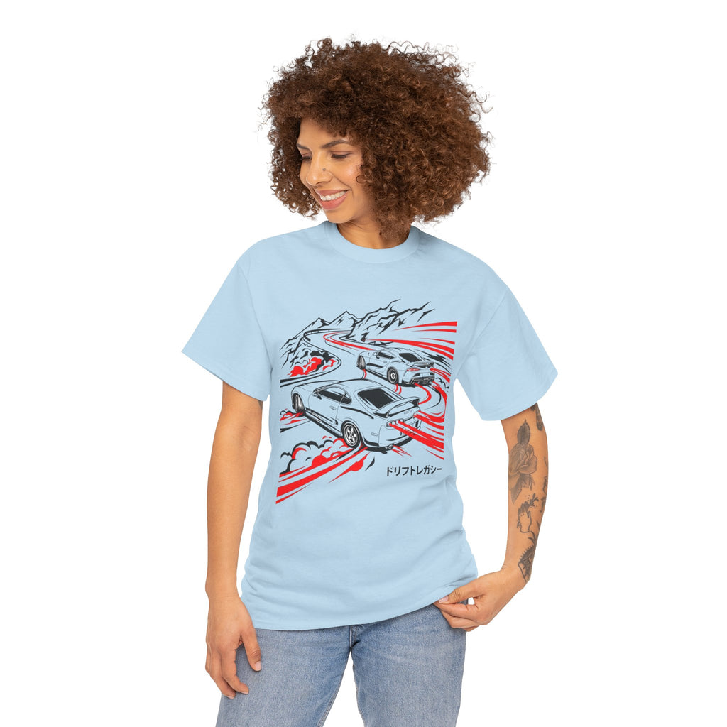 Unisex Heavy Cotton Tee — A80/A90 Touge Battle