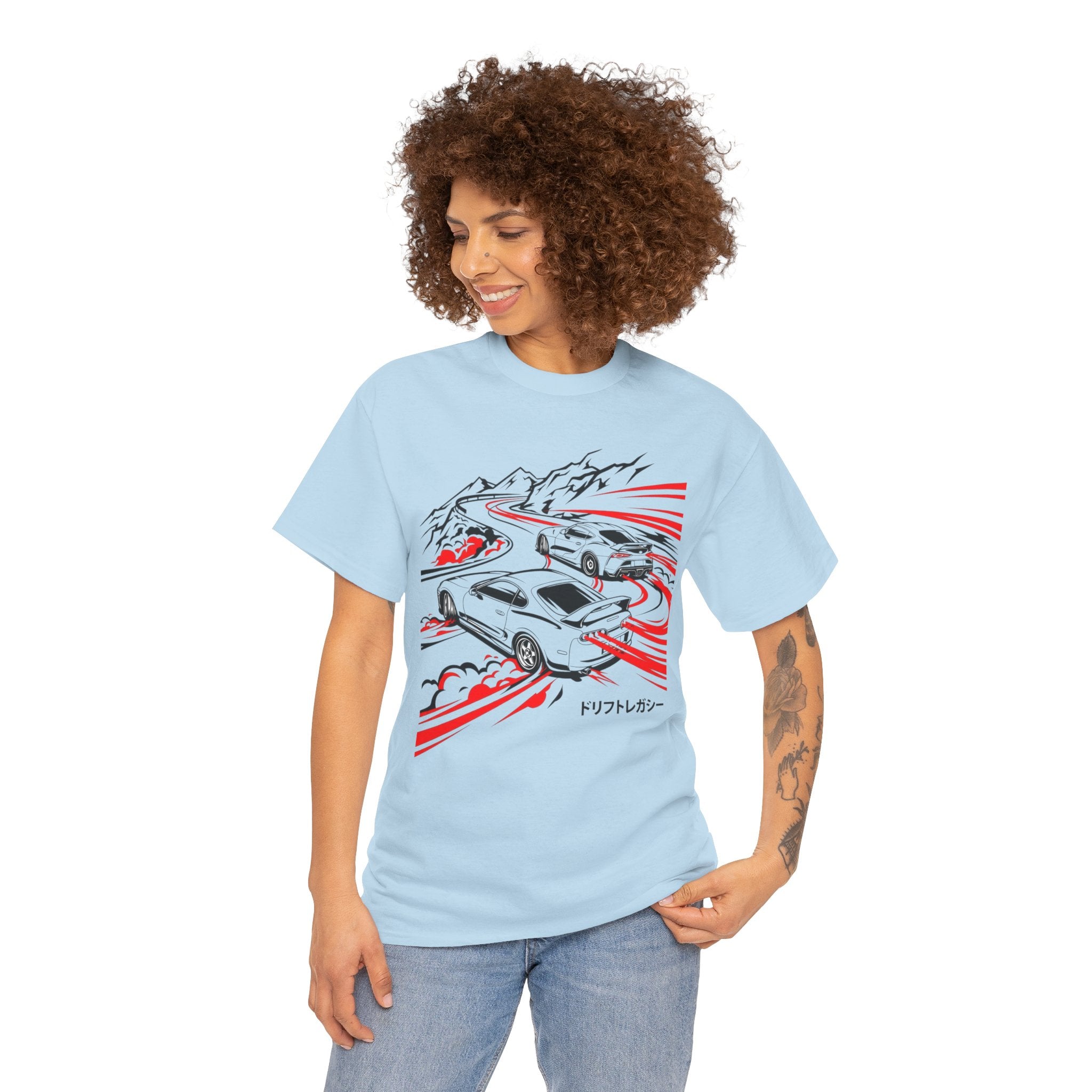 Unisex Heavy Cotton Tee — A80/A90 Touge Battle