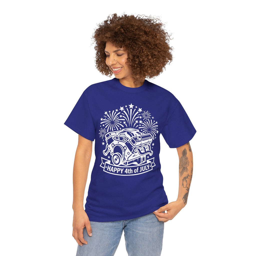 Unisex Heavy Cotton Tee — V8/Fireworks