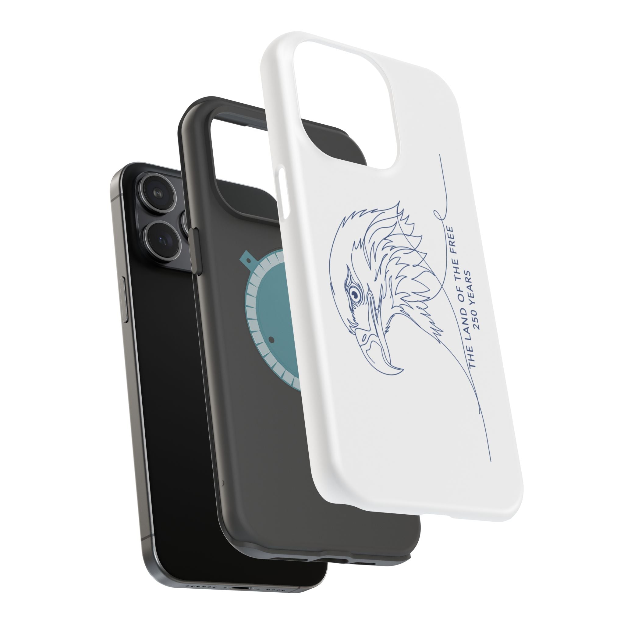 Magnetic Impact-Resistant Phone Case — "The Land of the Free" 250 Years