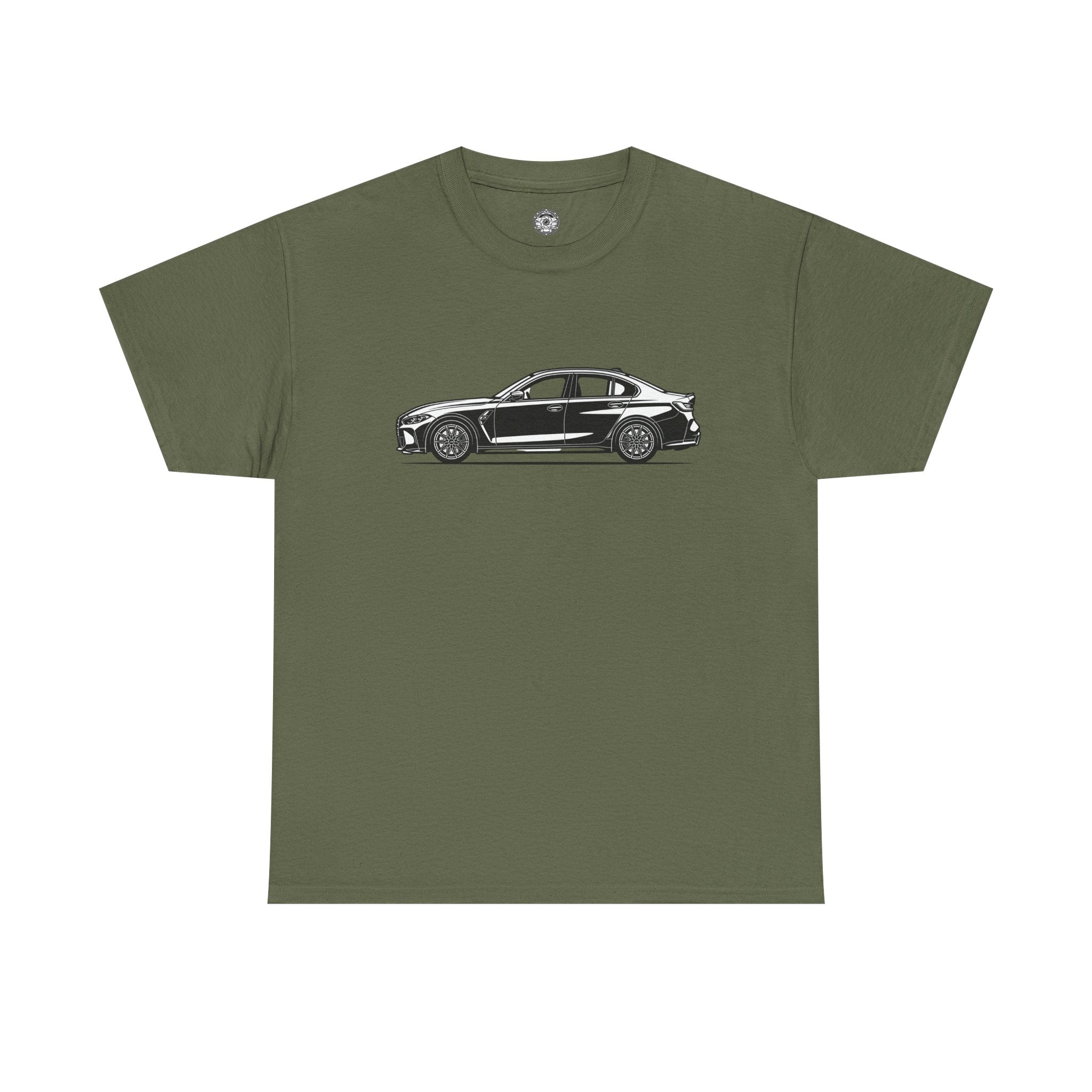 Unisex Heavy Cotton Tee — G80 Side Profile