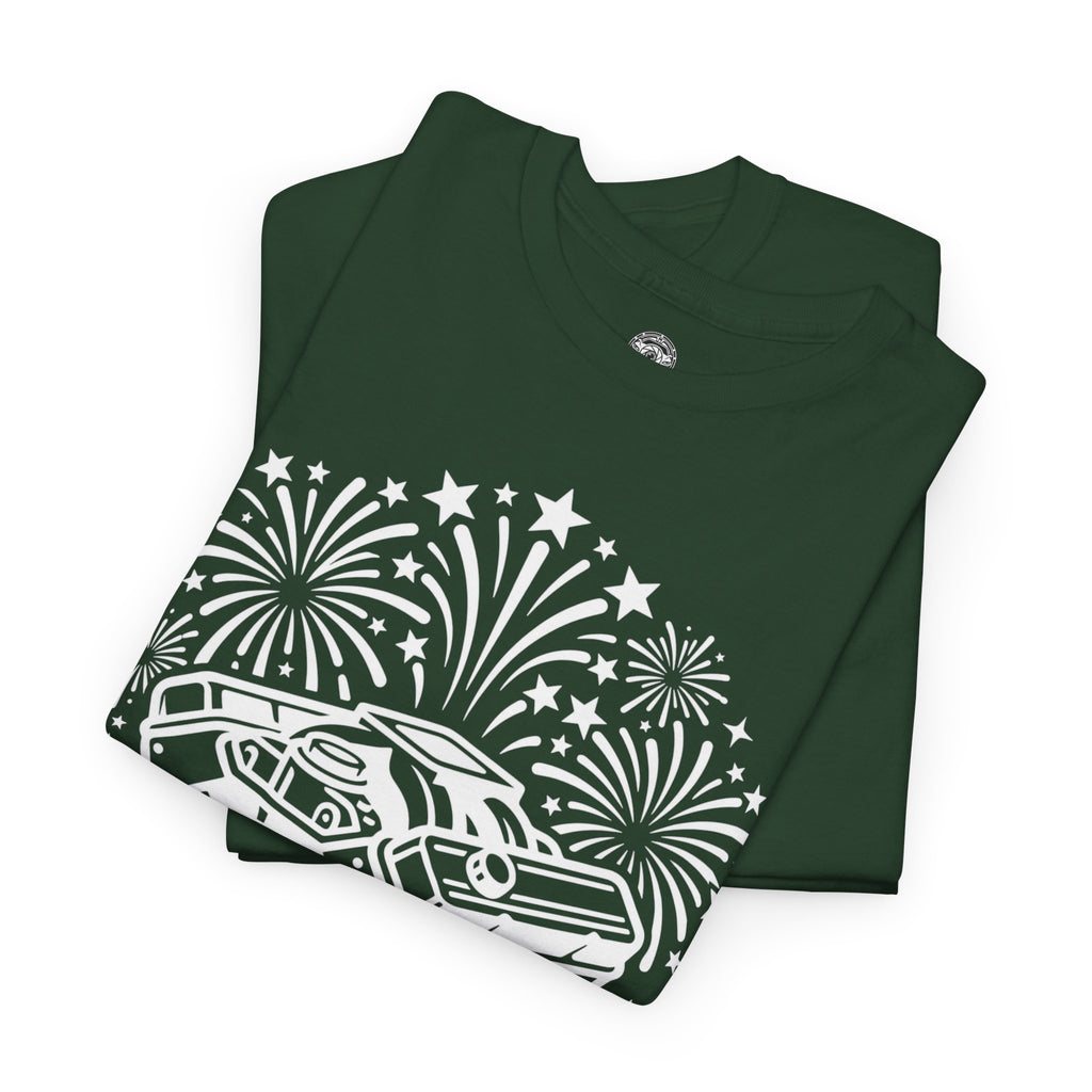 Unisex Heavy Cotton Tee — V8/Fireworks