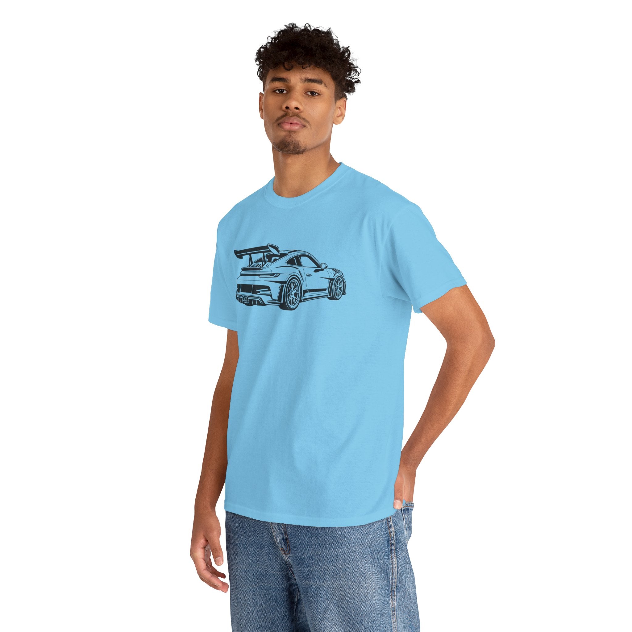 Unisex Heavy Cotton Tee — 992 Rear Profile