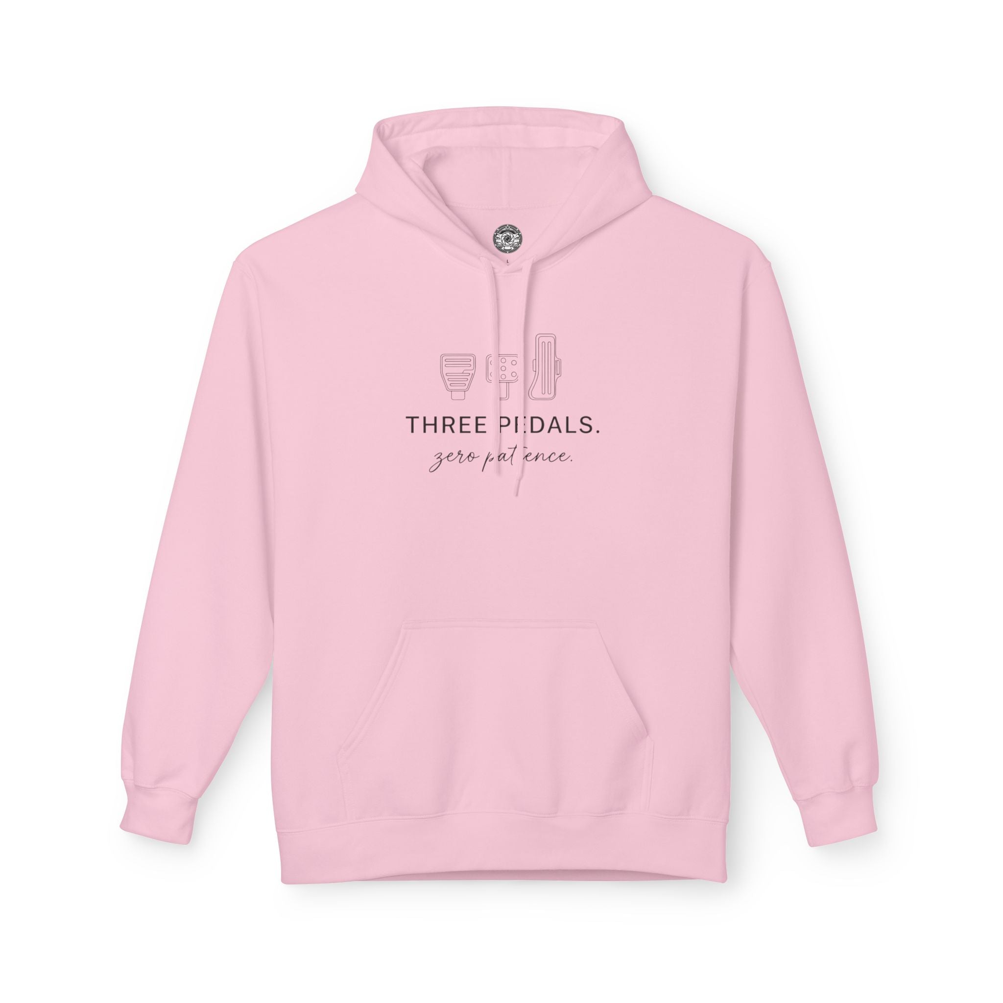 Women's Midweight Softsyle Fleece Hoodie — Three Pedals, Zero Patience