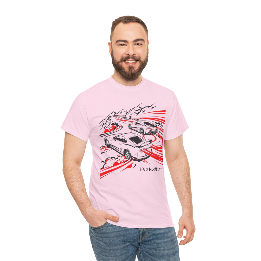 Unisex Heavy Cotton Tee — A80/A90 Touge Battle