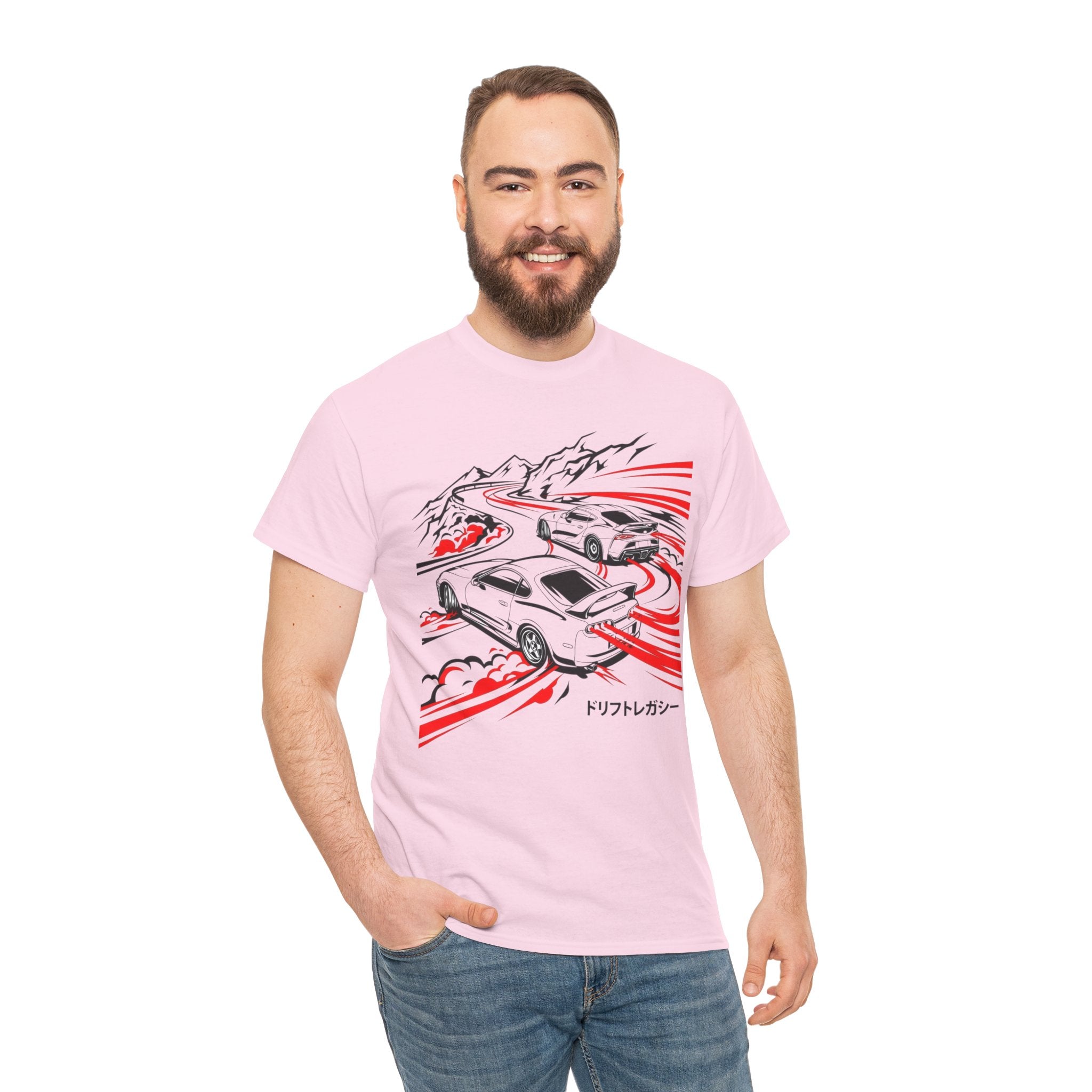 Unisex Heavy Cotton Tee — A80/A90 Touge Battle