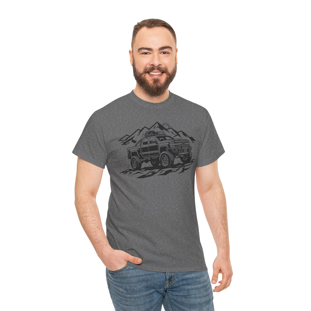 Unisex Heavy Cotton Tee — Mountain 4x4 Adventure