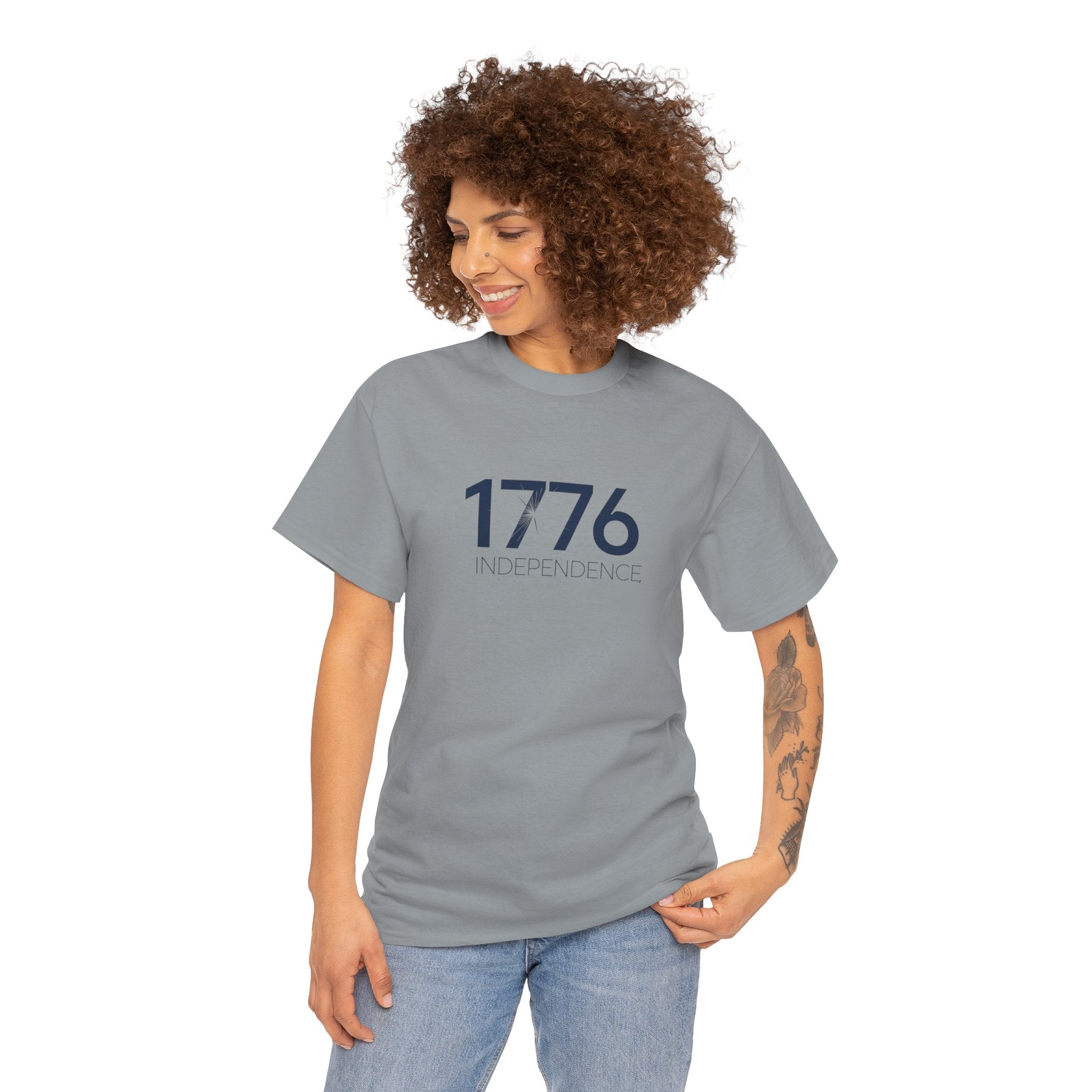 Unisex Heavy Cotton Tee — 1776 Independence
