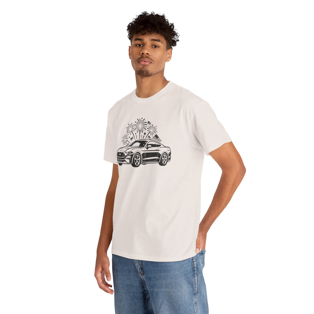 Unisex Heavy Cotton Tee — 4th of July — Modern American Muscle