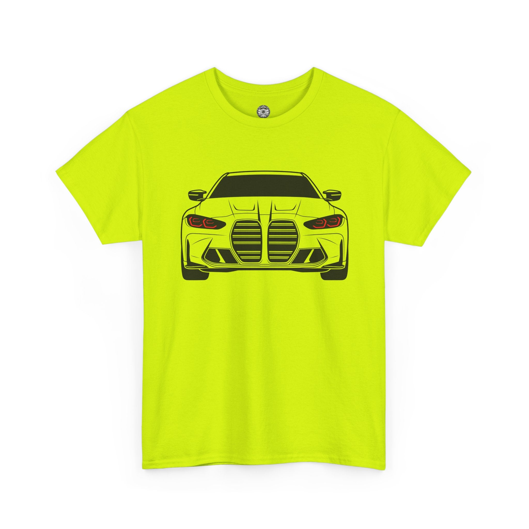 Unisex Heavy Cotton Tee — G80 Illuminated Headlights (Red)