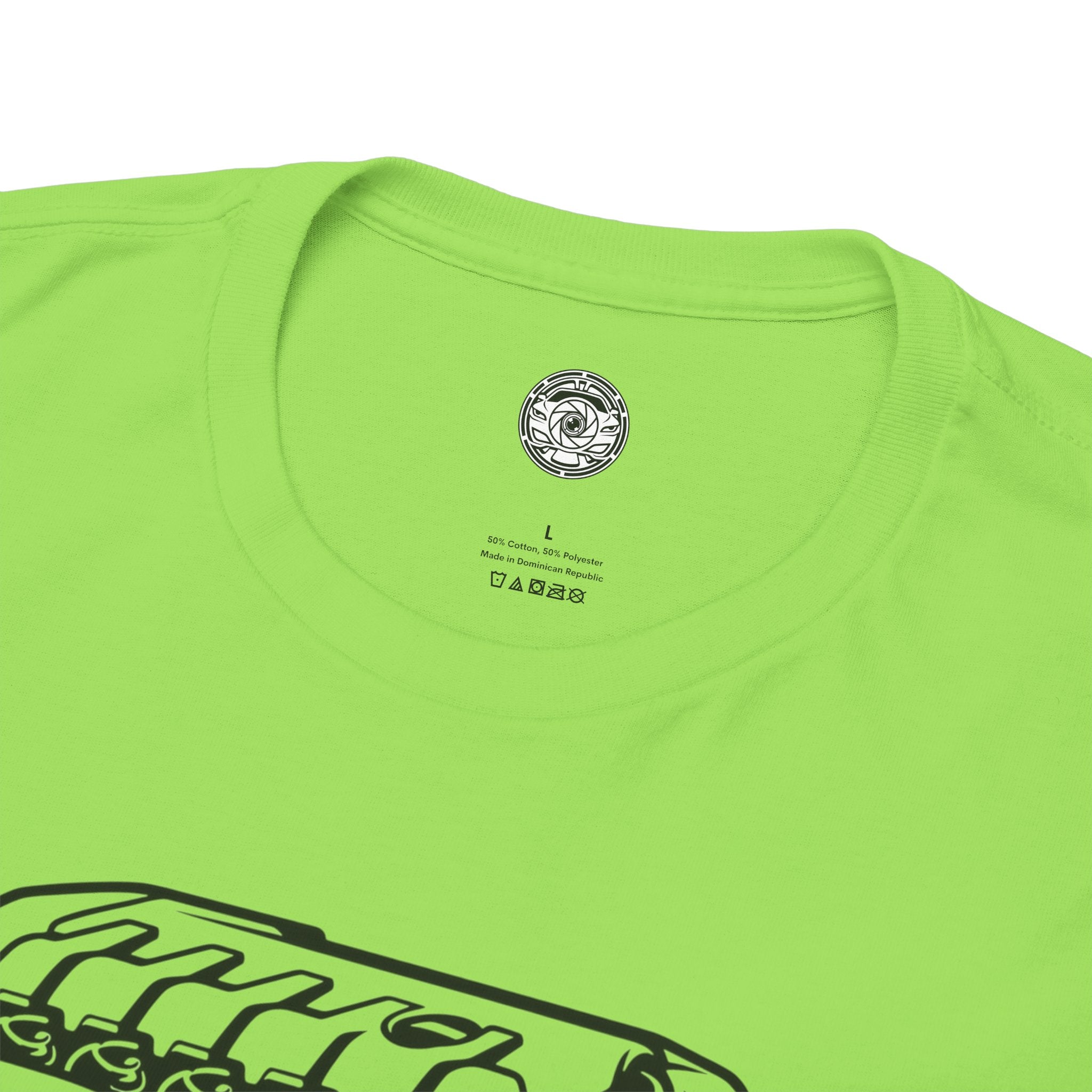 Unisex Heavy Cotton Tee — Engine Illustration (DAZA)