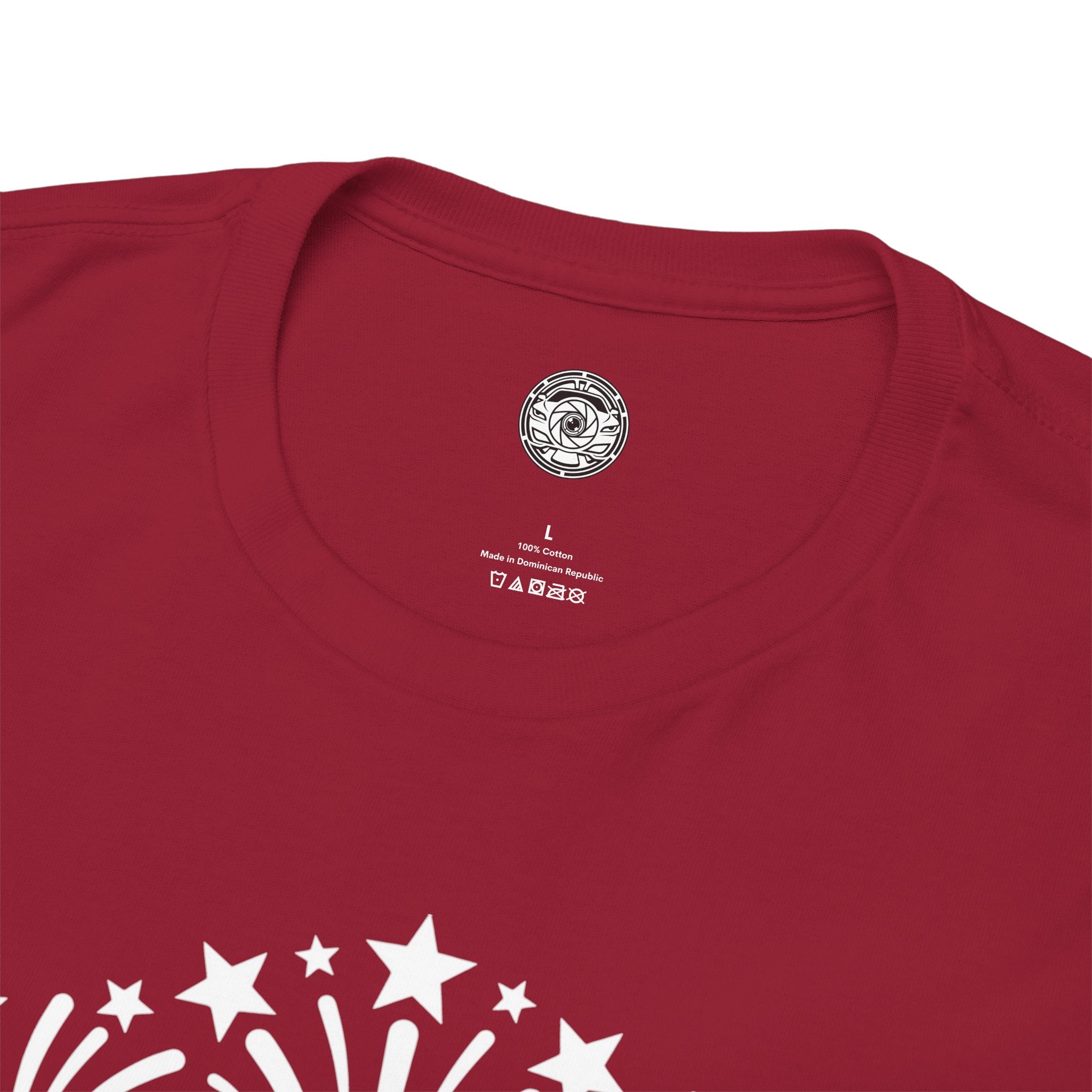 Unisex Heavy Cotton Tee — V8/Fireworks