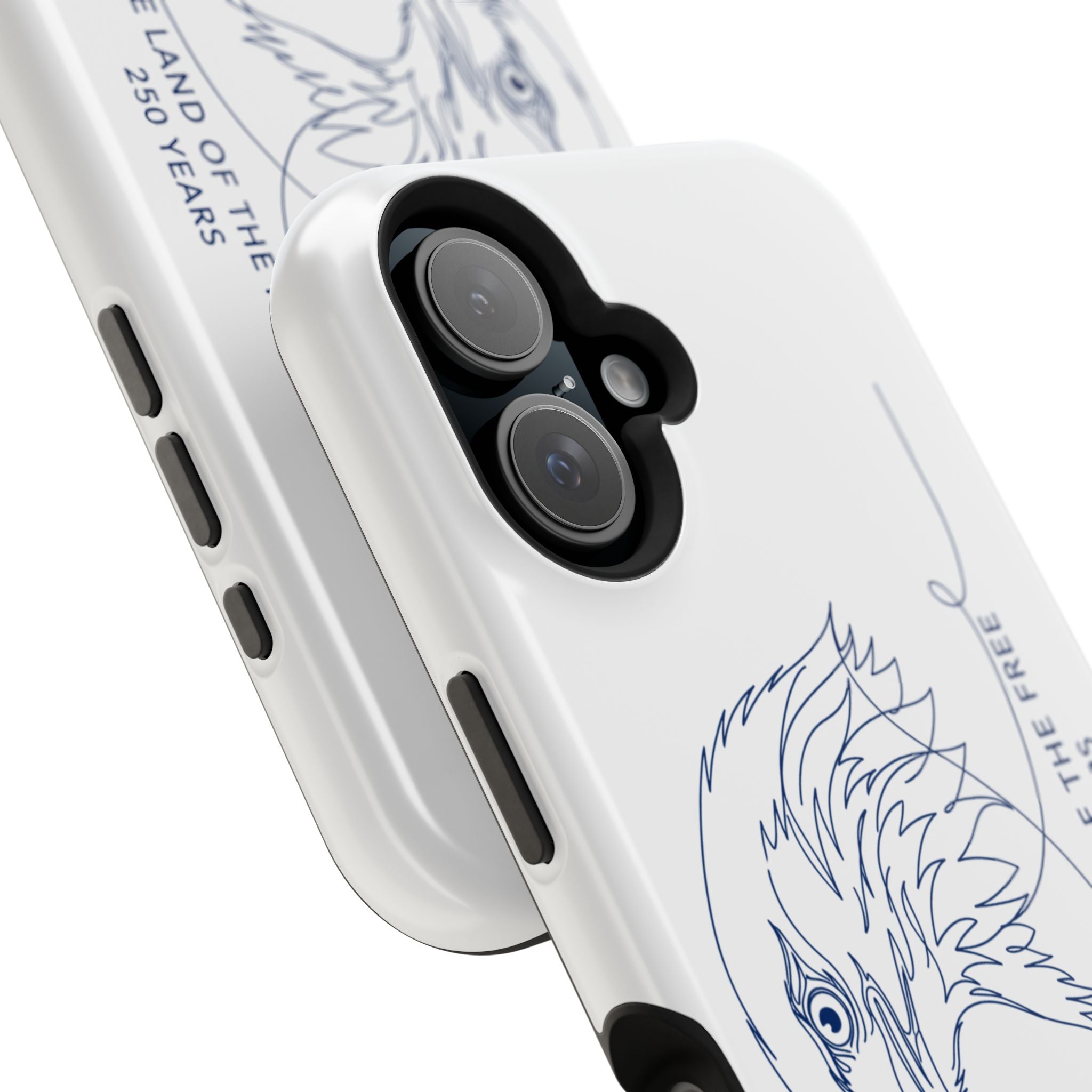 Magnetic Impact-Resistant Phone Case — "The Land of the Free" 250 Years