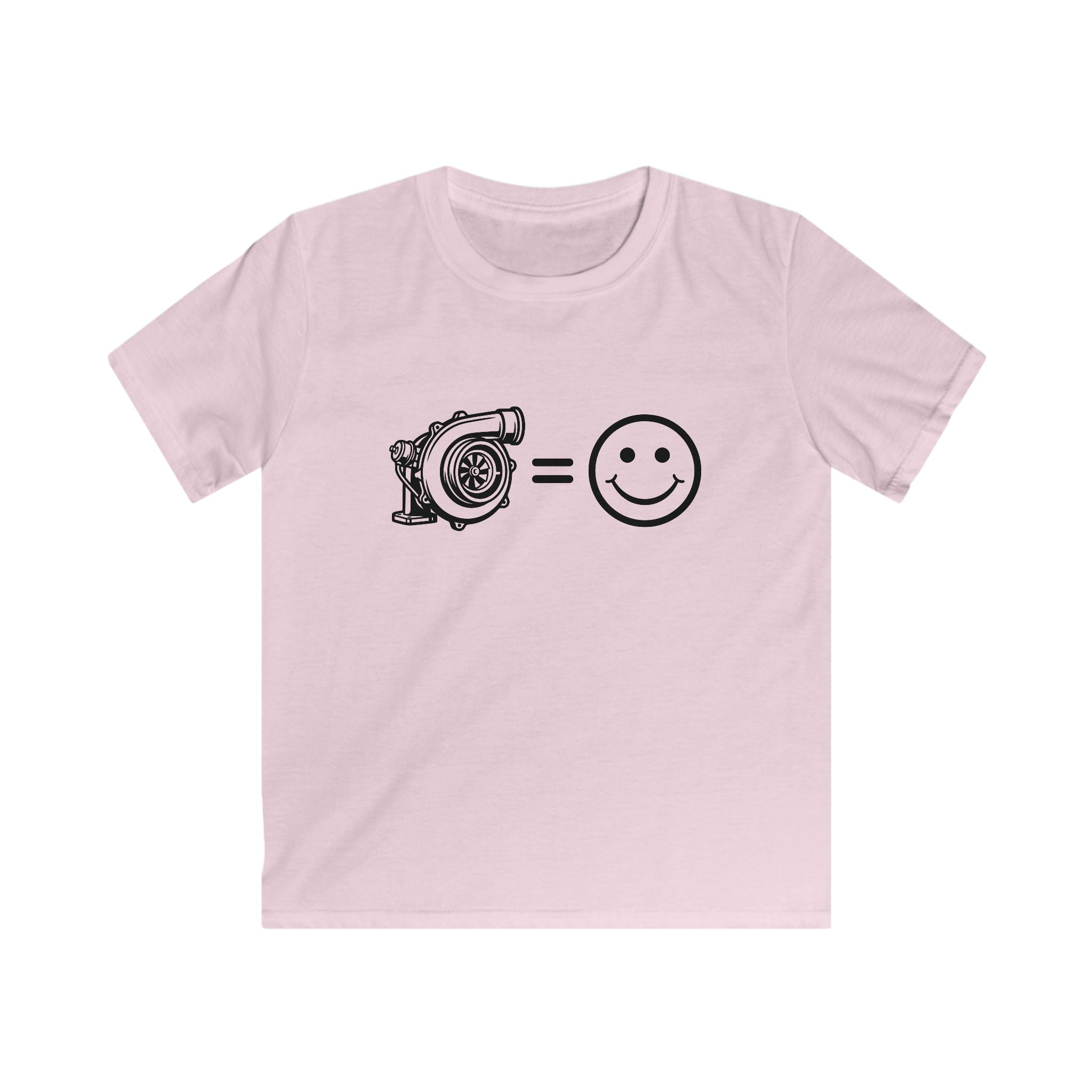 Kids Softstyle Tee — Turbo = Happy