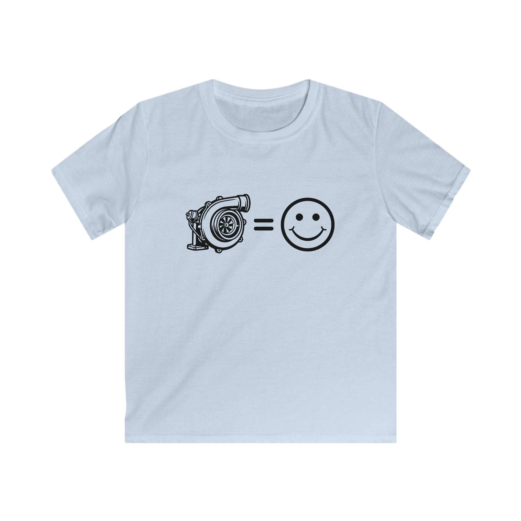 Kids Softstyle Tee — Turbo = Happy