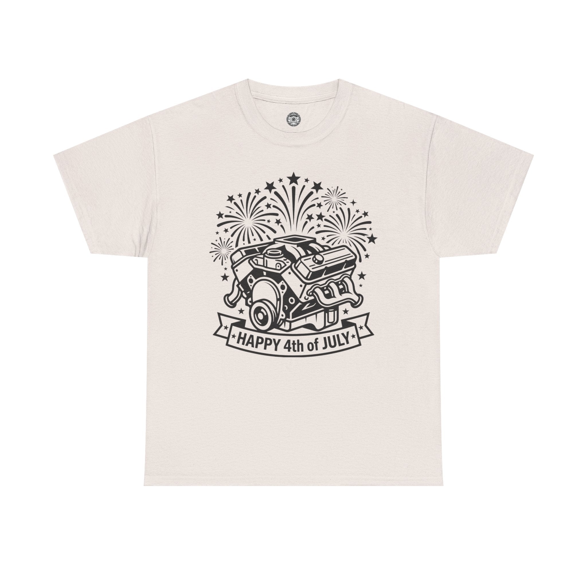 Unisex Heavy Cotton Tee — 4th of July — V8/Fireworks