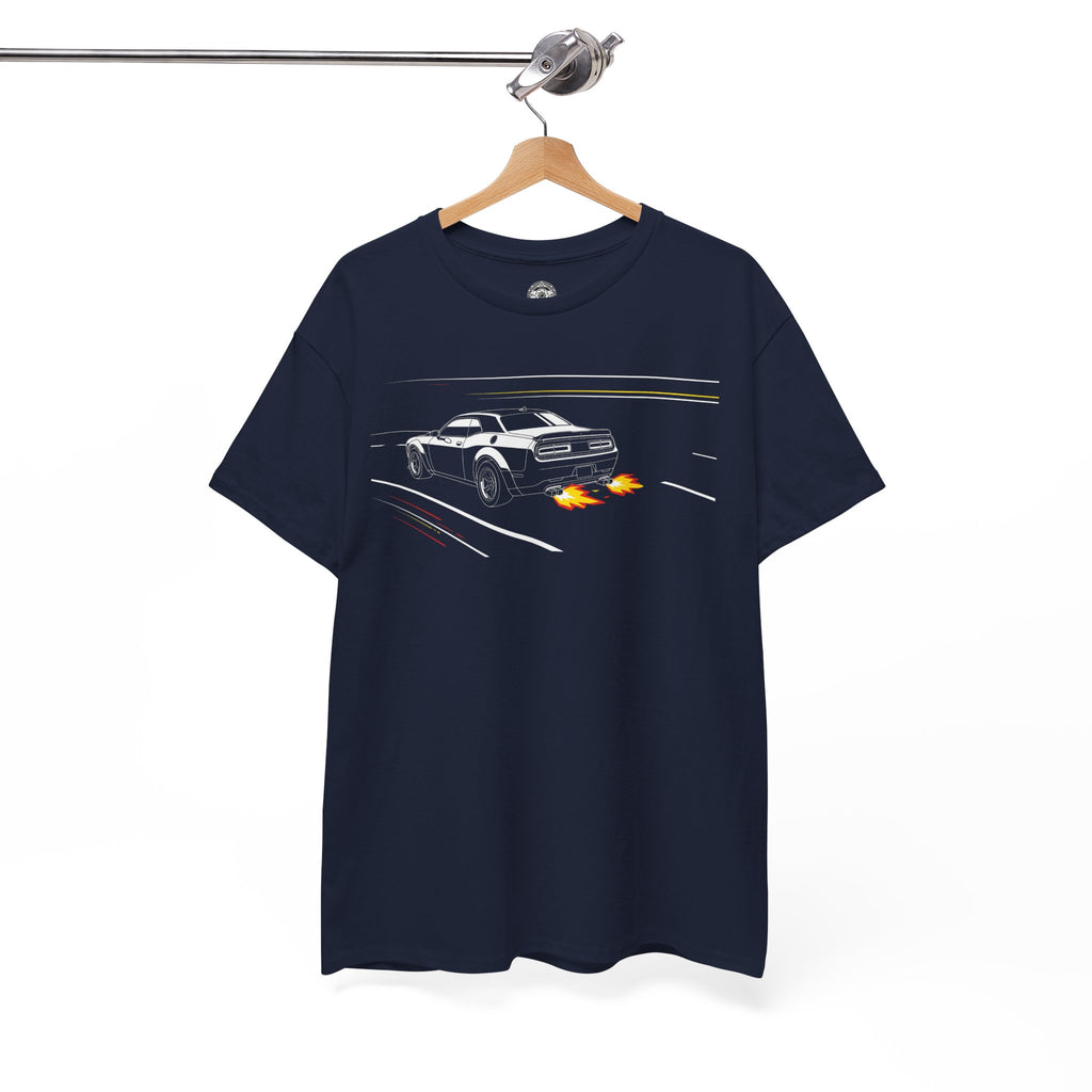 Unisex Heavy Cotton Tee — Challenger Backfire