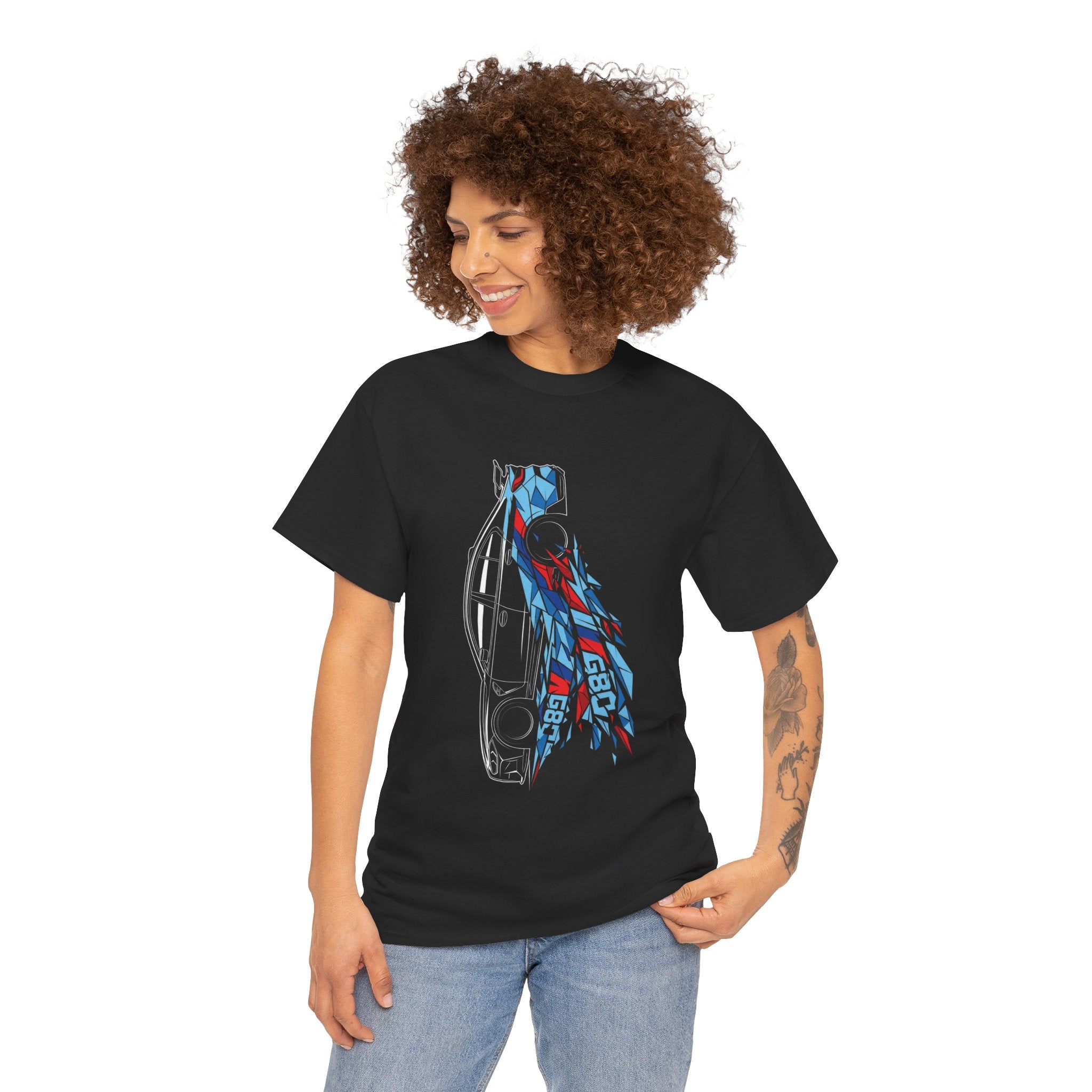 Unisex Heavy Cotton Tee — G80 M-Color Fracture