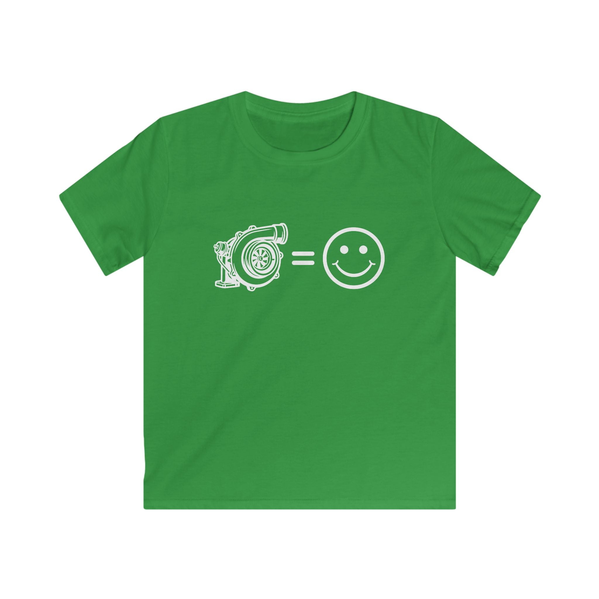 Kids Softstyle Tee — Turbo = Happy
