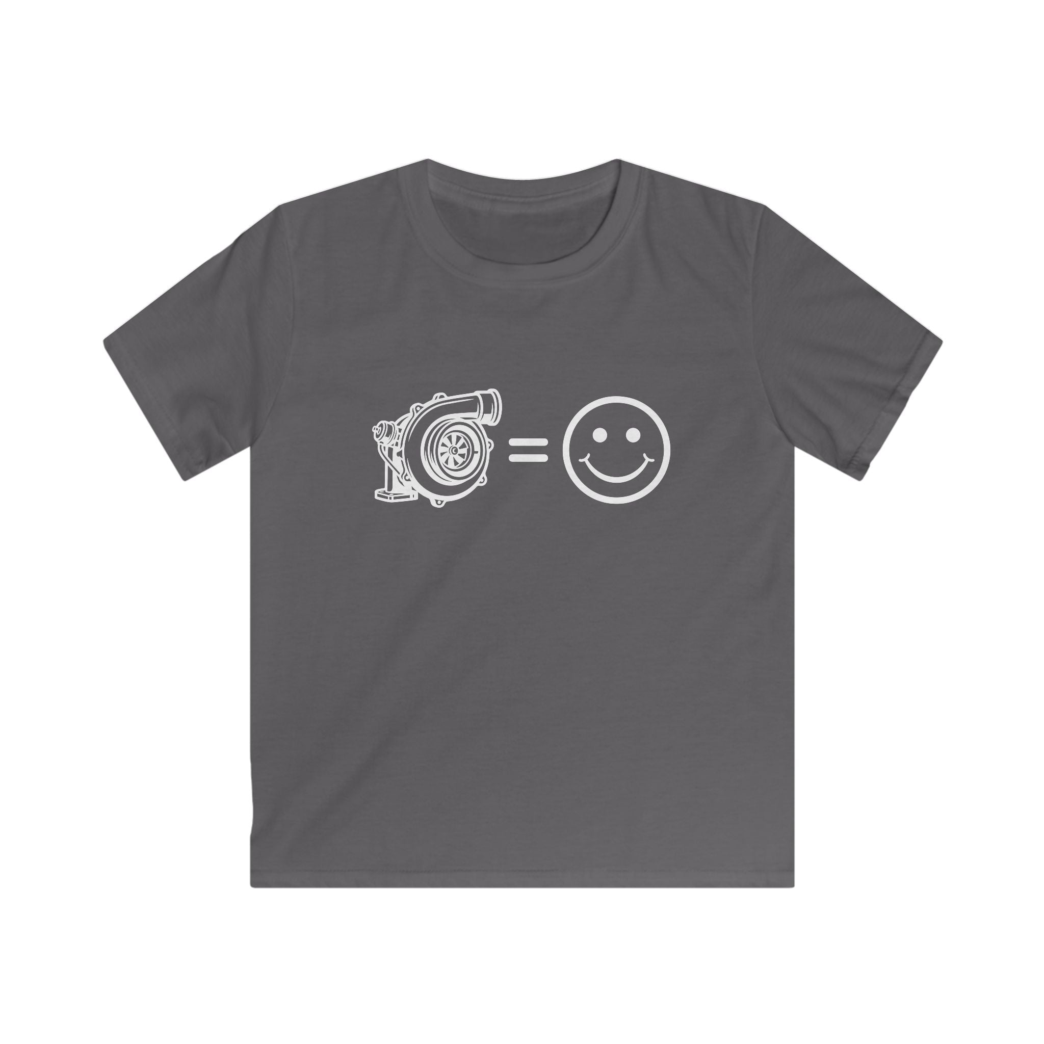 Kids Softstyle Tee — Turbo = Happy
