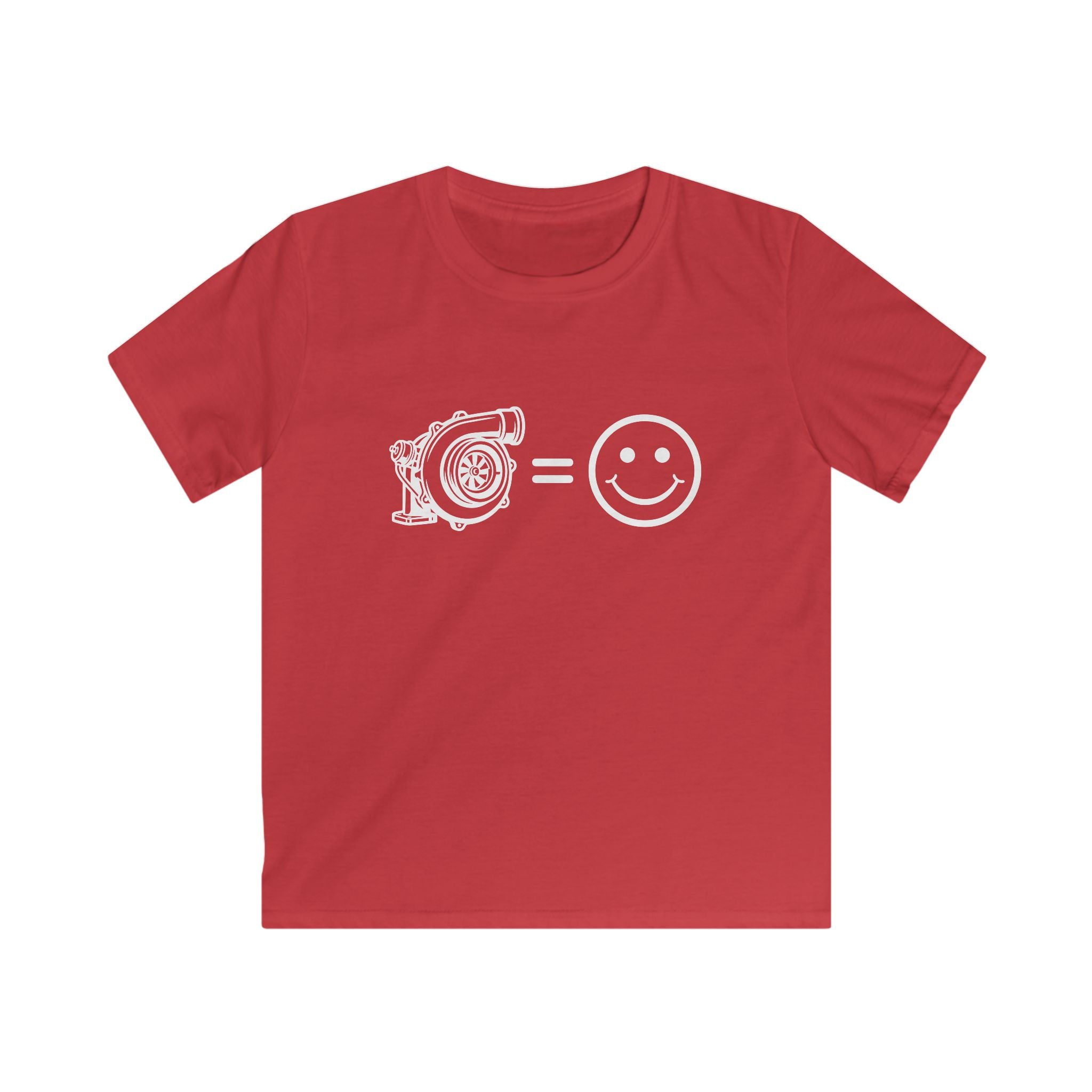 Kids Softstyle Tee — Turbo = Happy