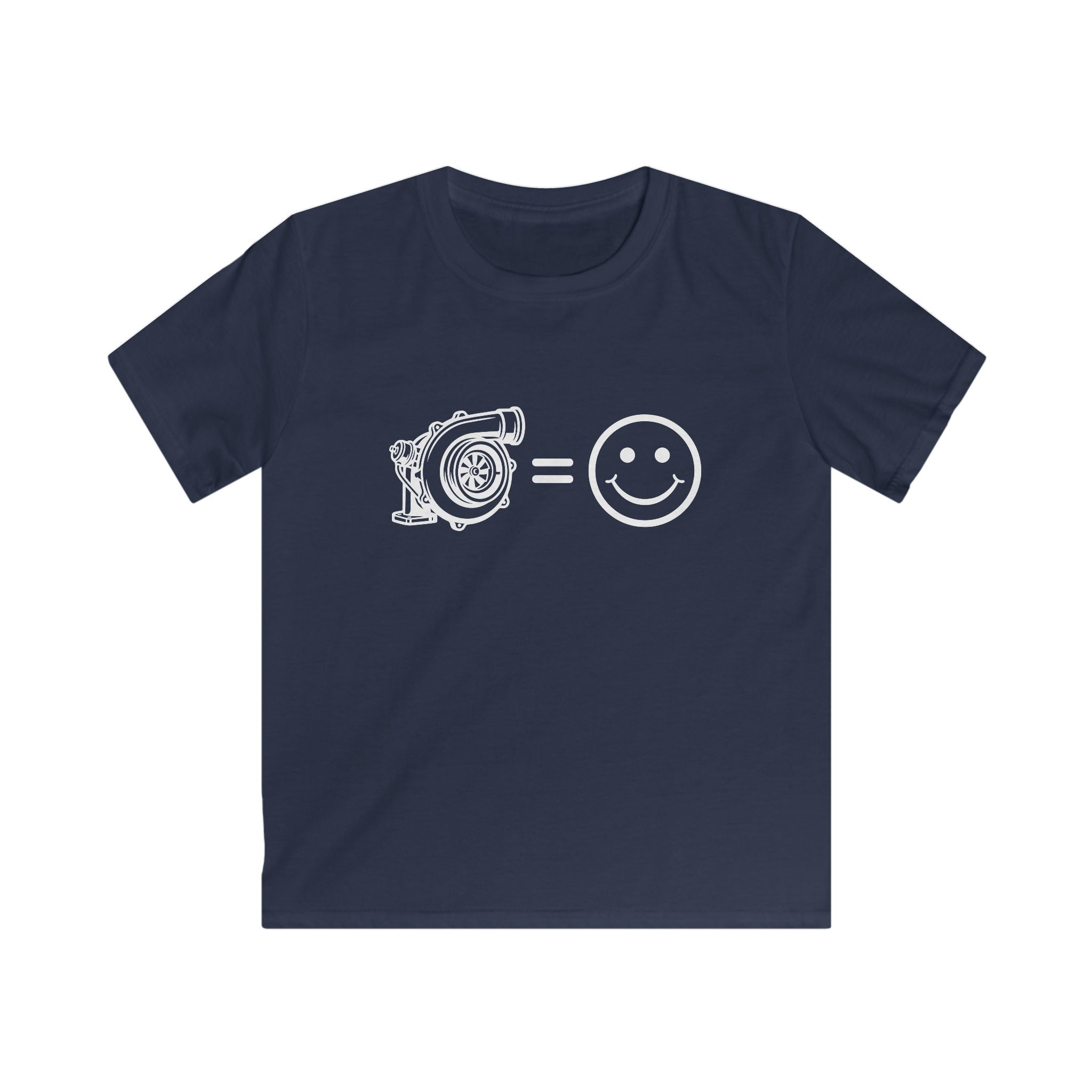 Kids Softstyle Tee — Turbo = Happy