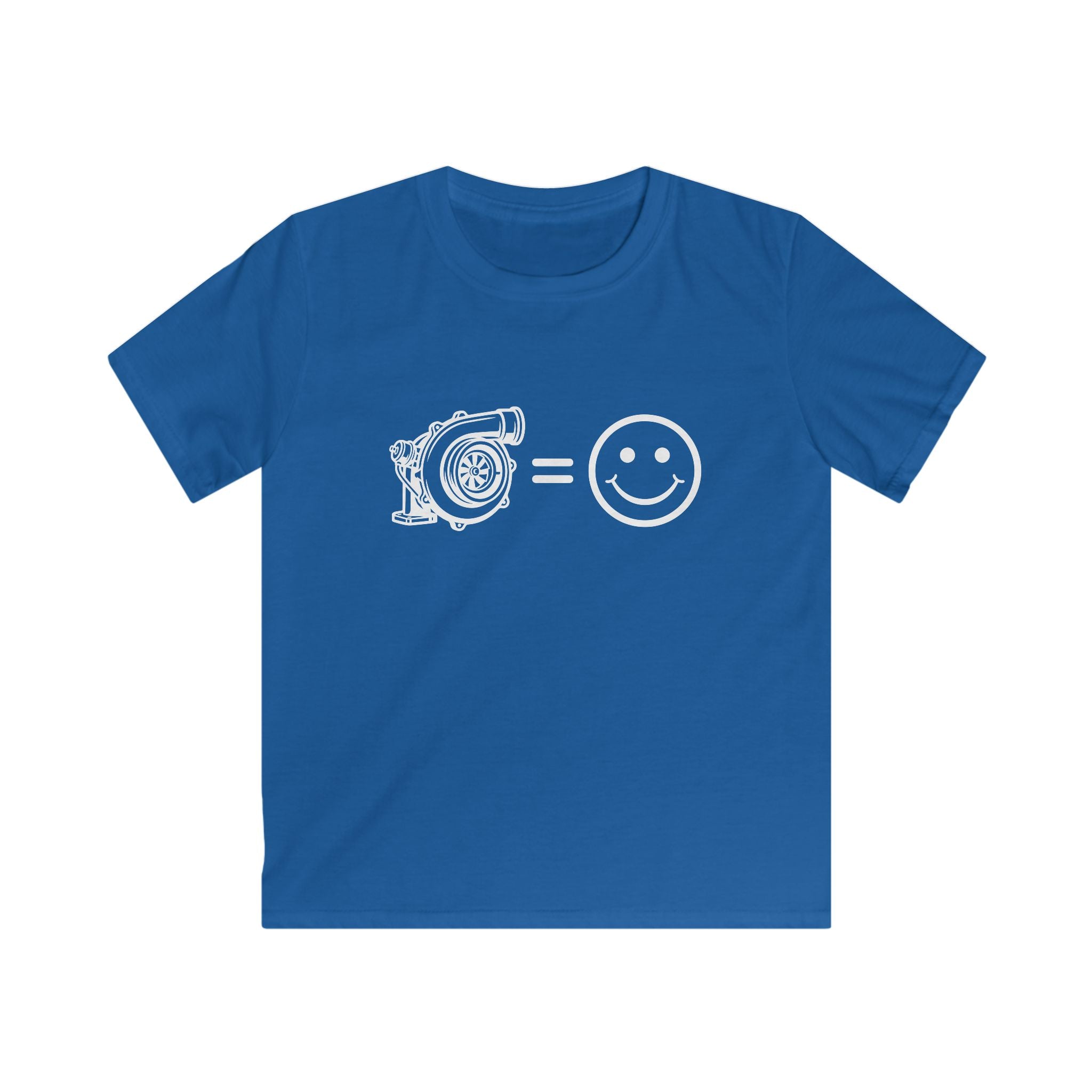Kids Softstyle Tee — Turbo = Happy