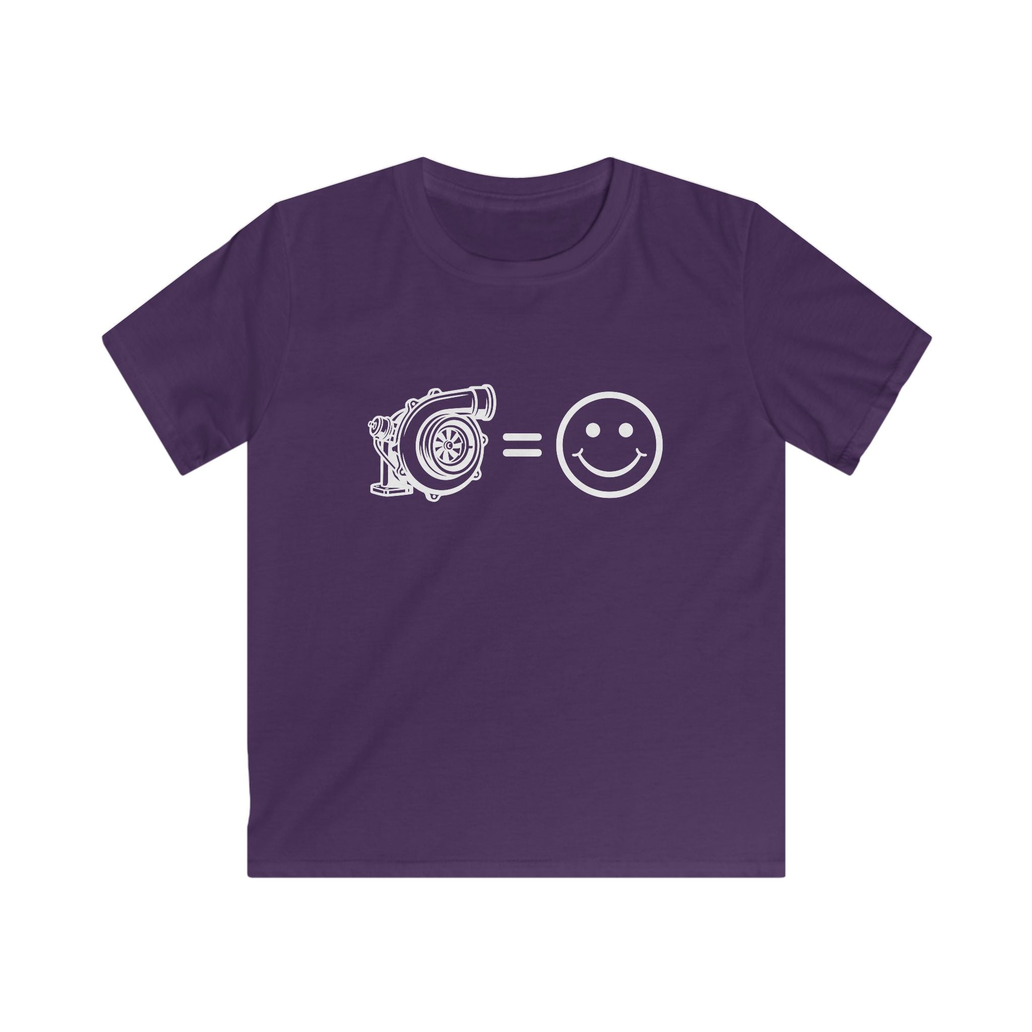 Kids Softstyle Tee — Turbo = Happy