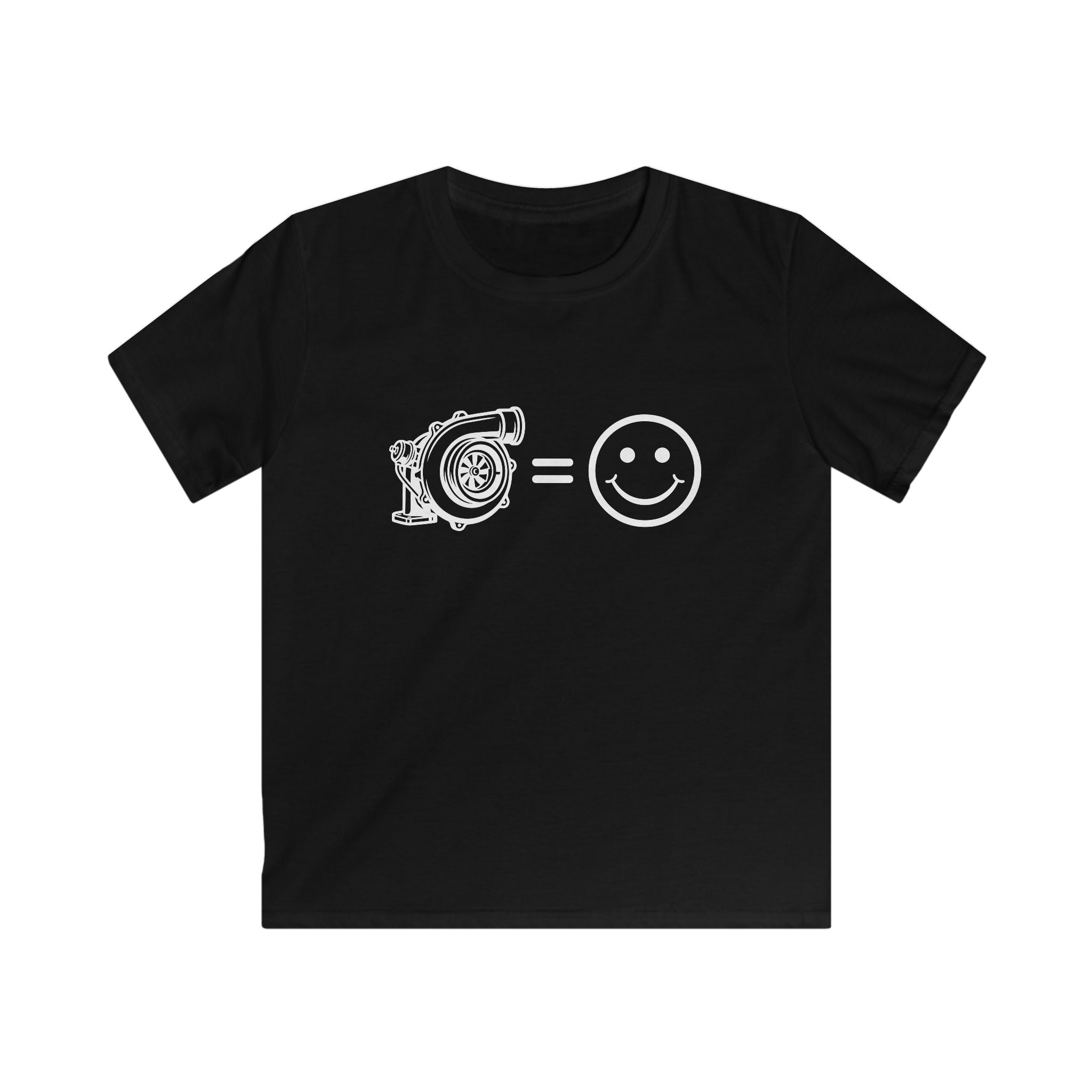 Kids Softstyle Tee — Turbo = Happy