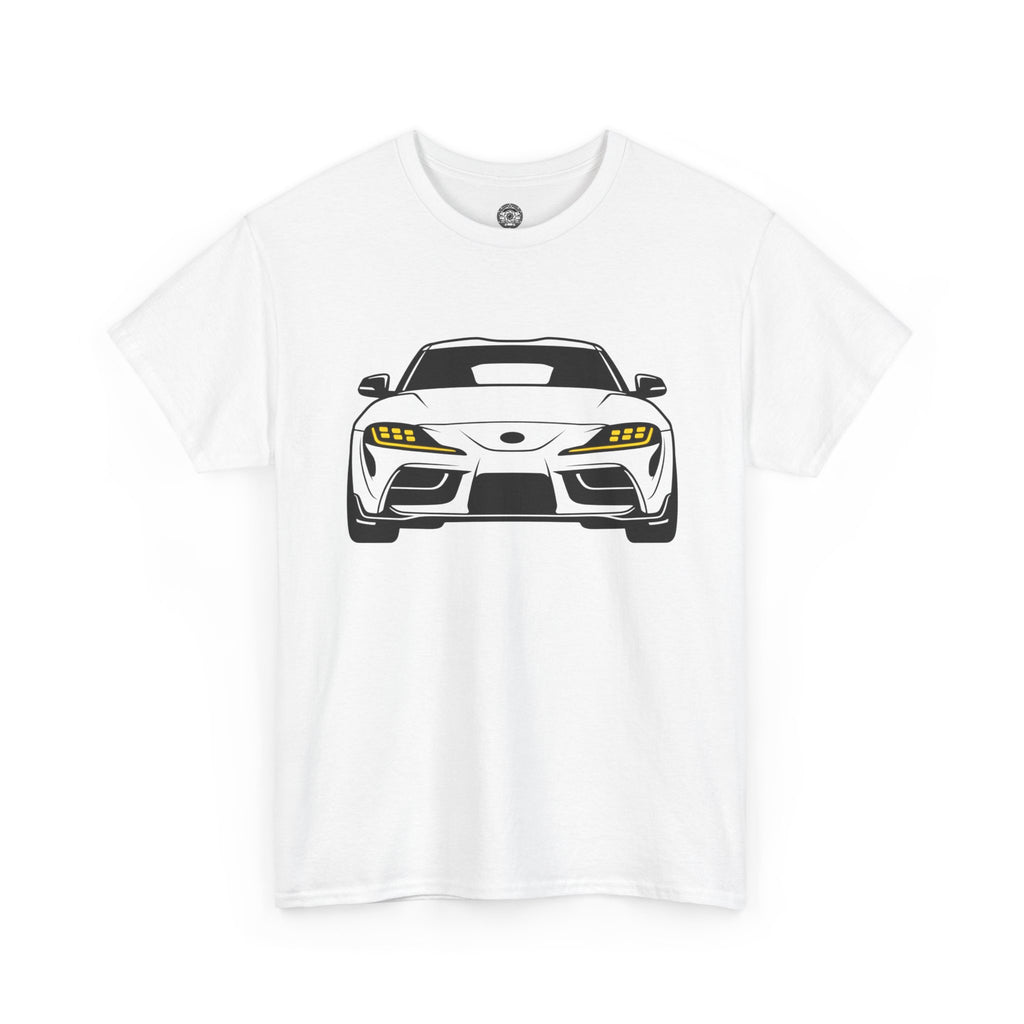 Unisex Heavy Cotton Tee — A90 Illuminated Headlights (Yellow)