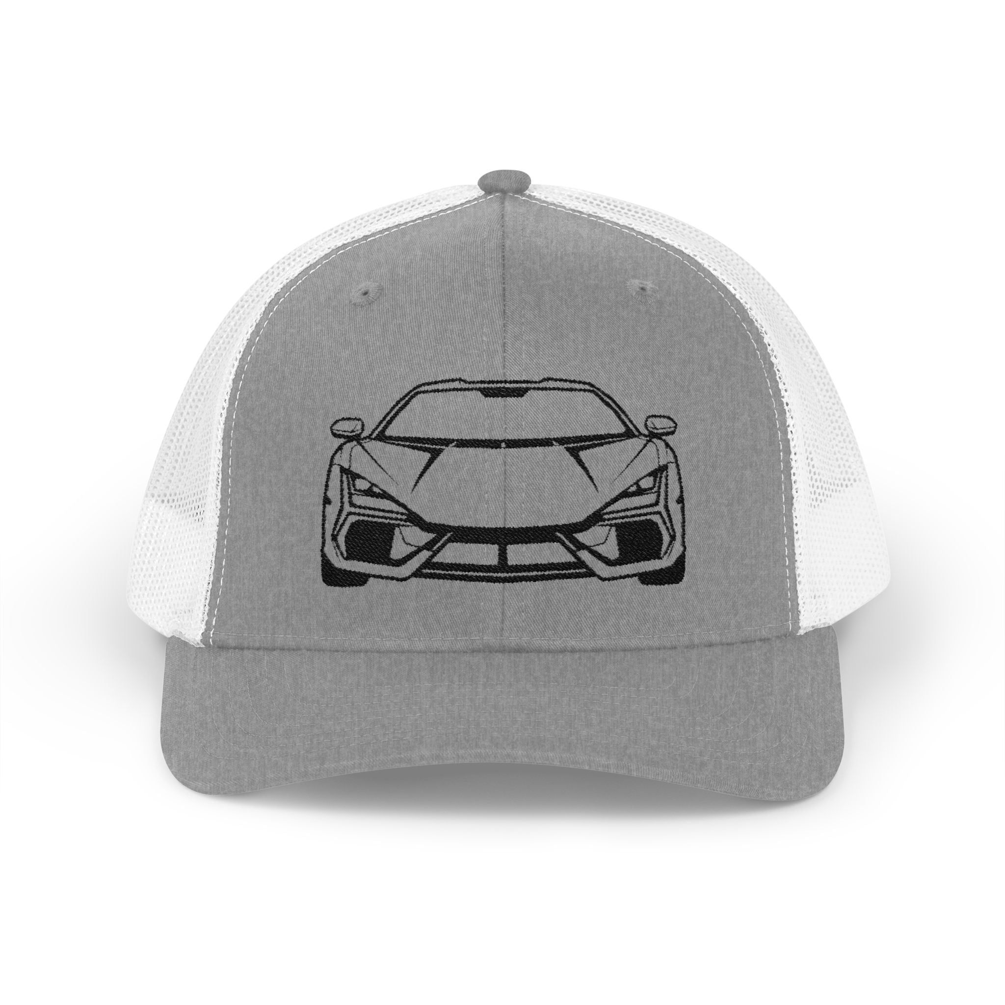 Snapback Trucker Cap — V12 Hybrid Minimalist Outline