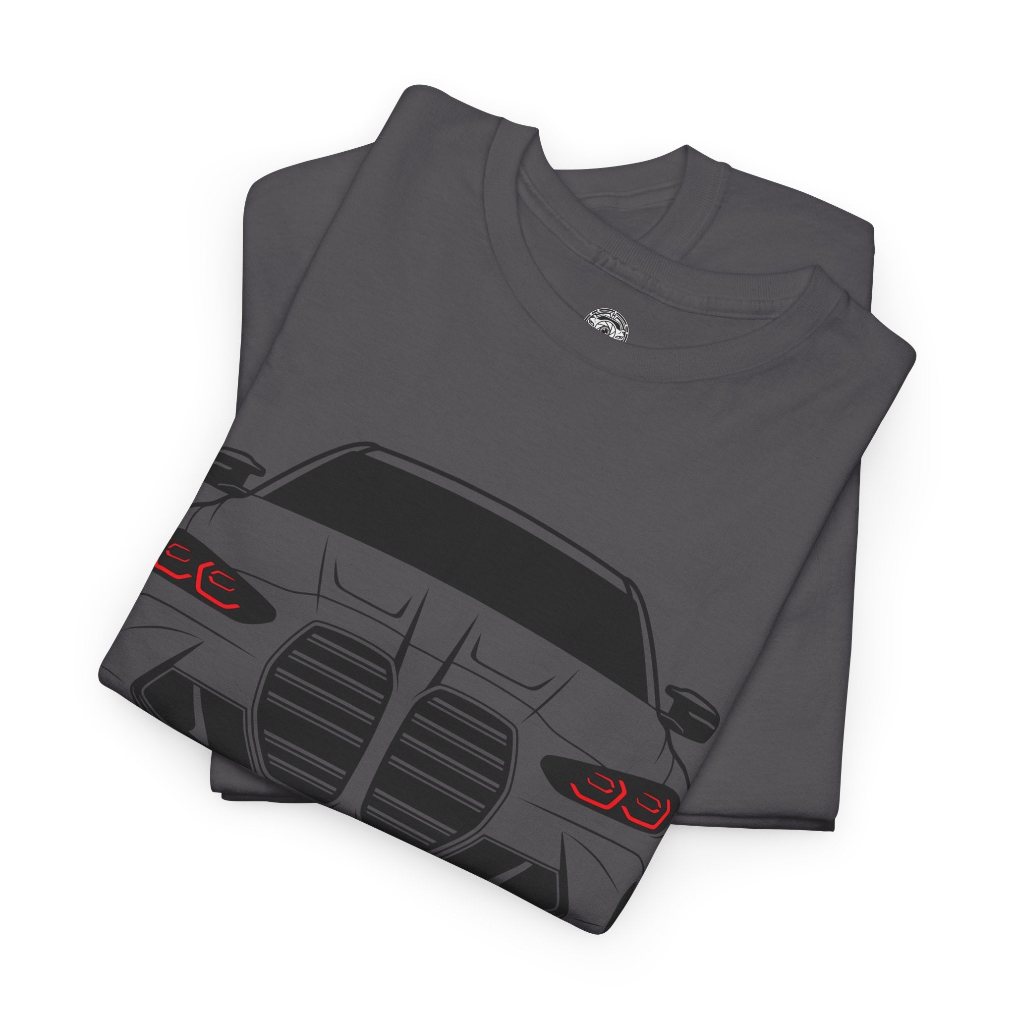 Unisex Heavy Cotton Tee — G80 Illuminated Headlights (Red)