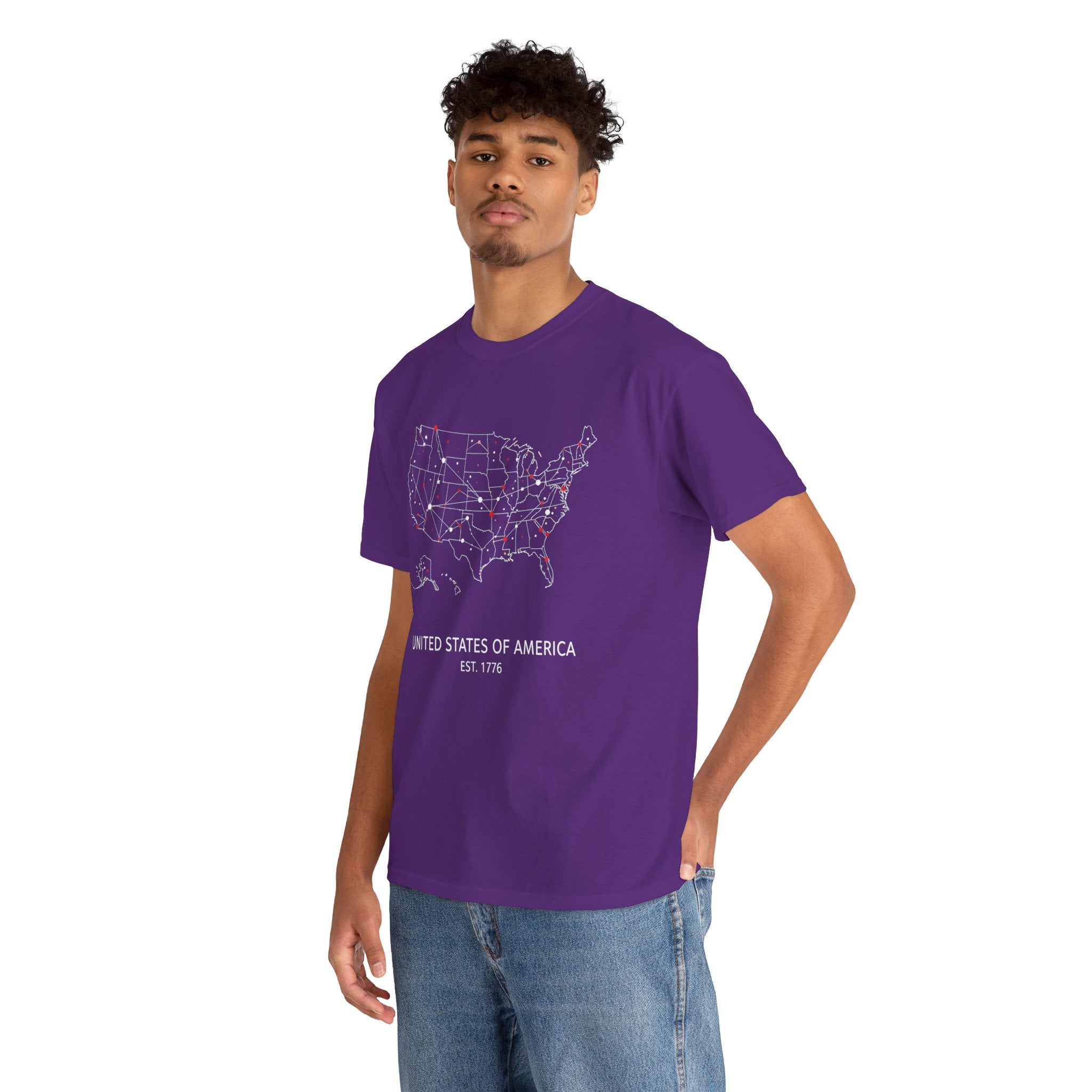 Unisex Heavy Cotton Tee — United States of America Est. 1776