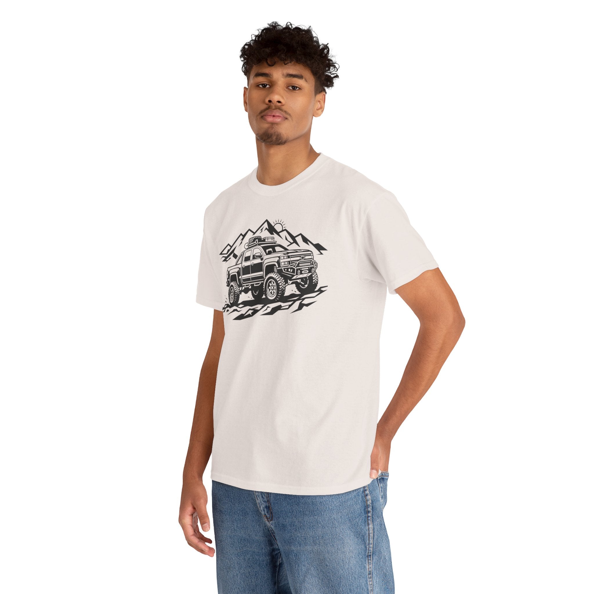 Unisex Heavy Cotton Tee — Mountain 4x4 Adventure