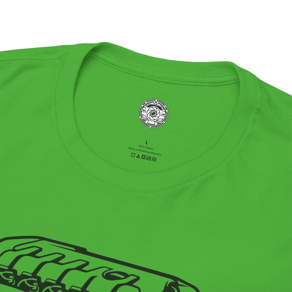 Unisex Heavy Cotton Tee — Engine Illustration (DAZA)