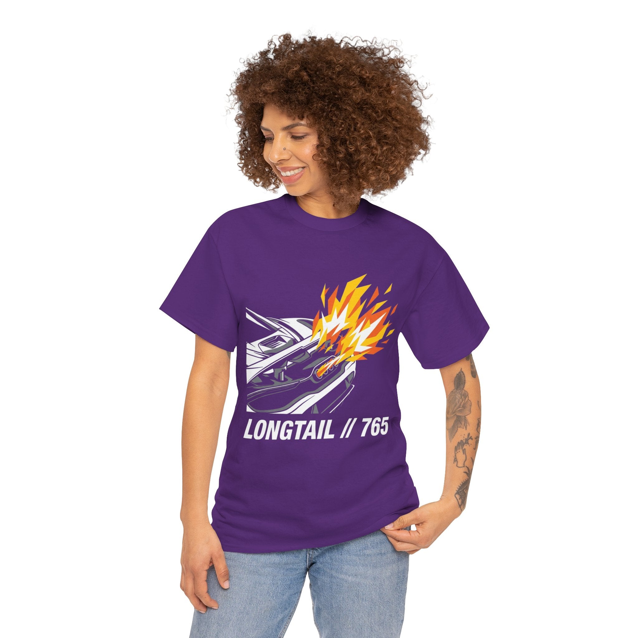 Unisex Heavy Cotton Tee — 765LT Flames