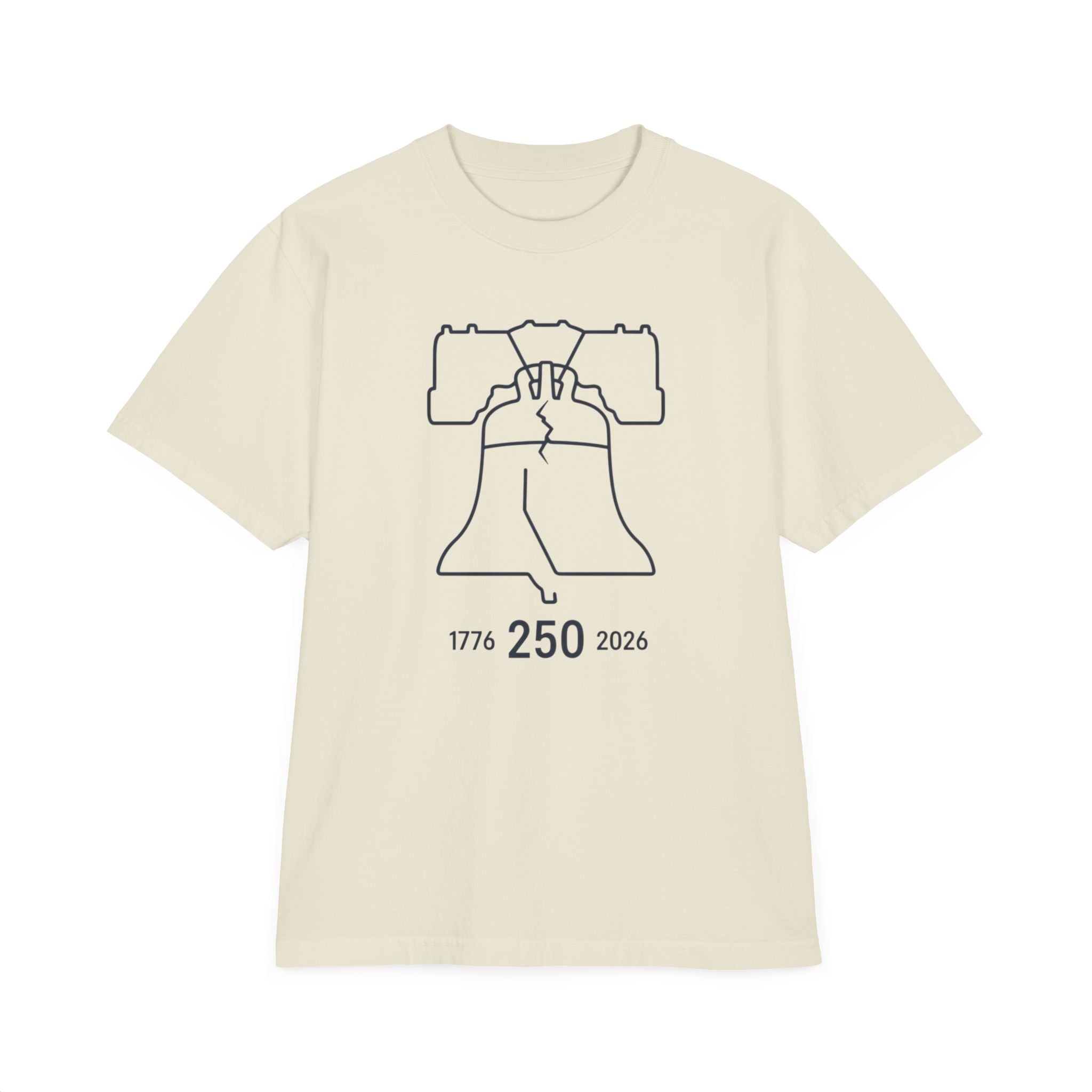 Unisex Garment-Dyed T-Shirt — Liberty Bell 250th Anniversary