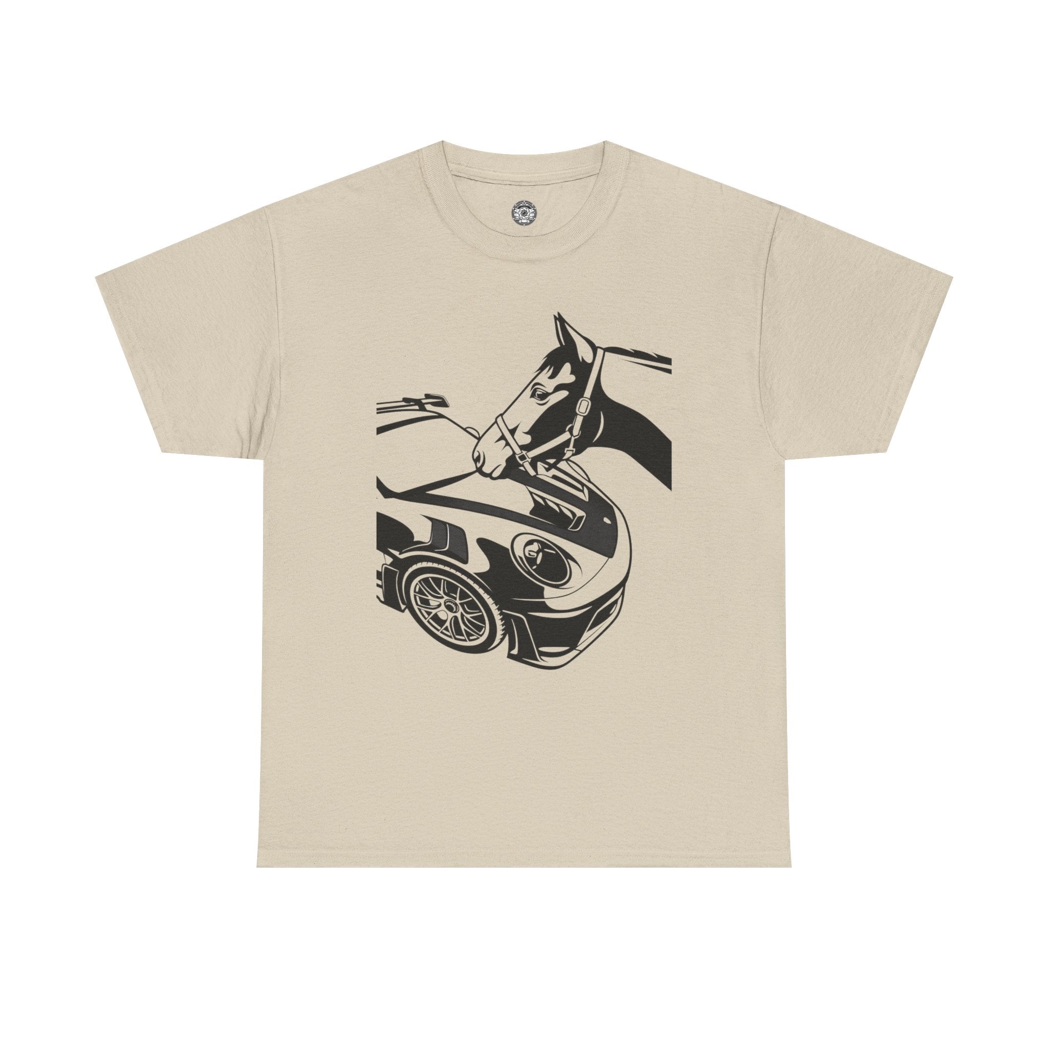 Unisex Heavy Cotton Tee — 992 vs Horse (Viral Video)